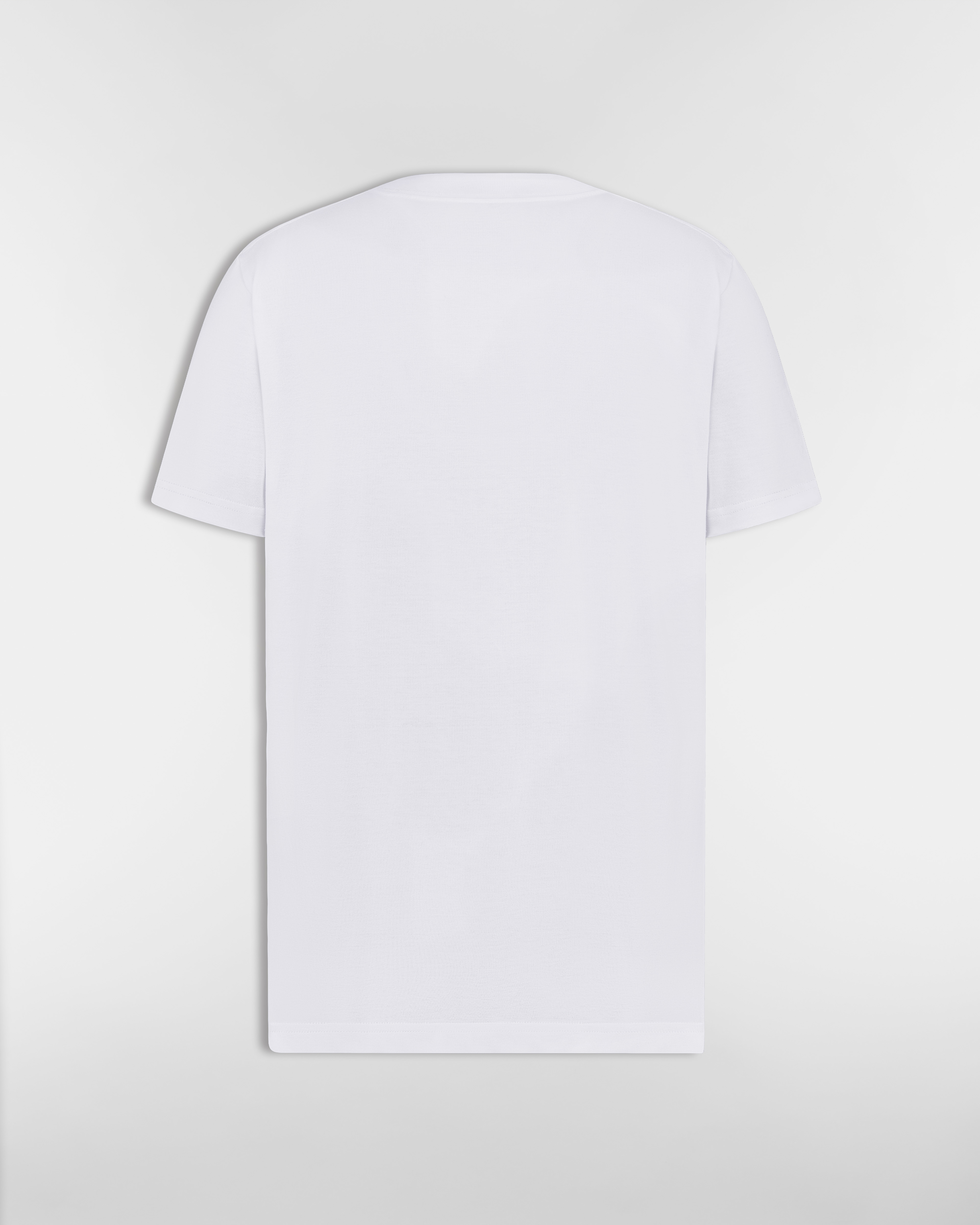 Dior Icons T-Shirt, Regular Fit Jersey aus Sea-Island-Baumwolle in Weiß E08