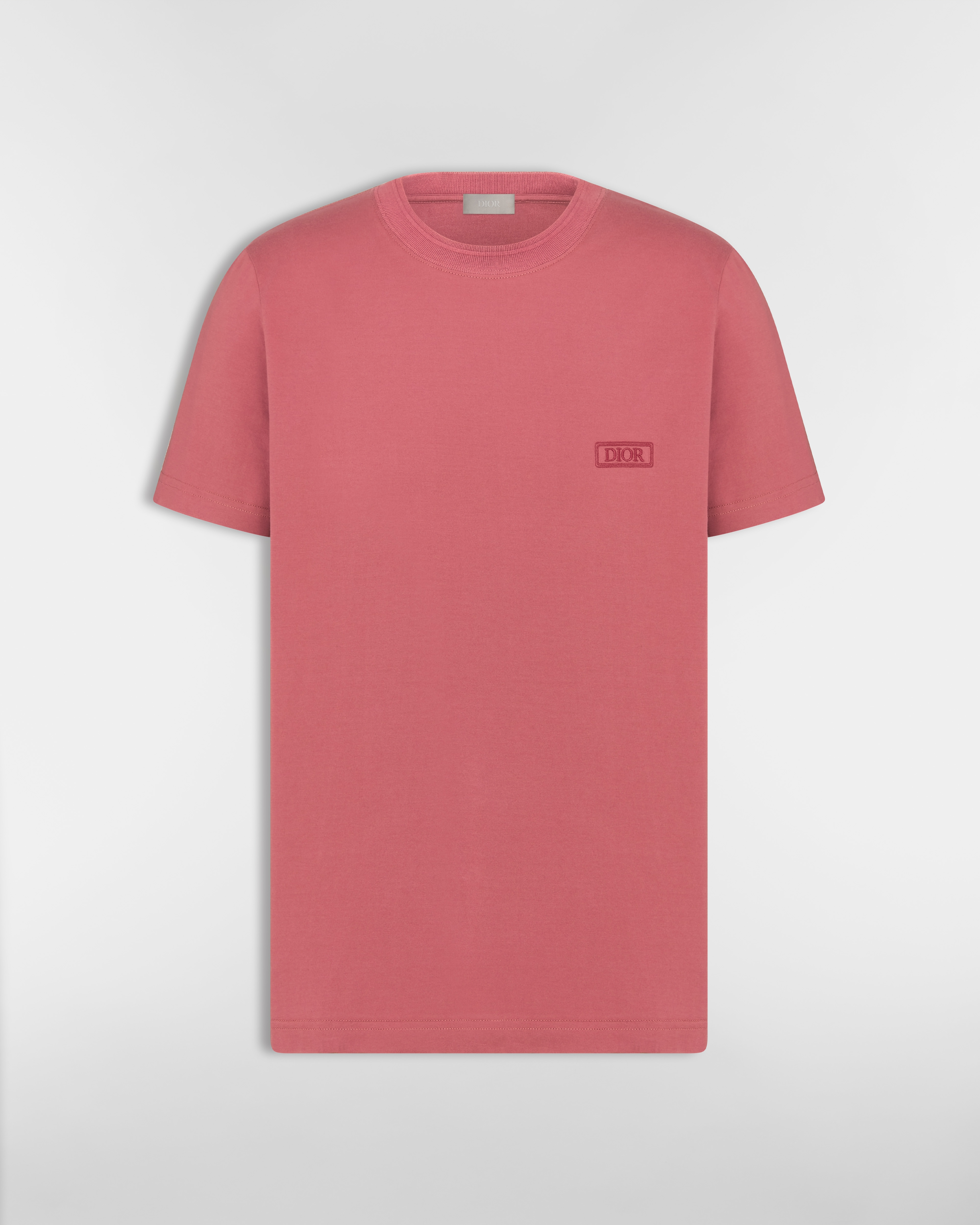 Dior Icons T-Shirt, Regular Fit Sea-Island-Baumwolljersey in Rosa E01