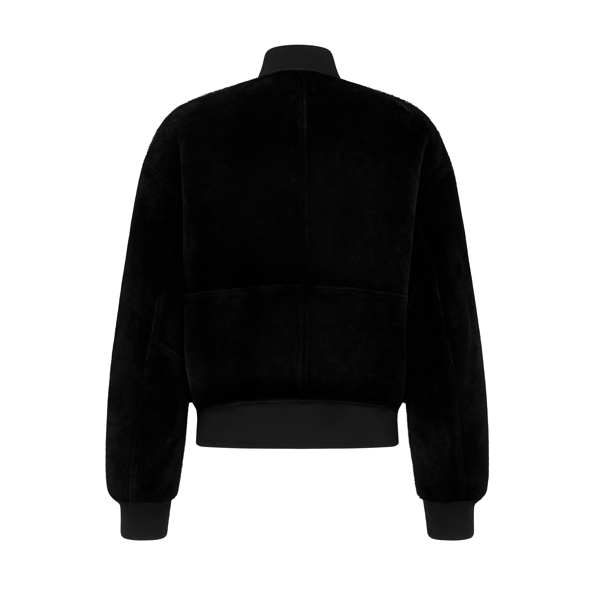 Dior Icons Reversible Bomber Jacket Black Lambskin and Lambskin Shearling E11