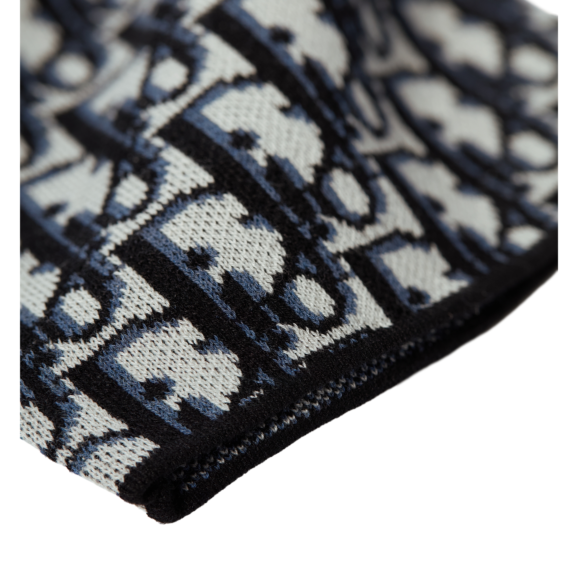 Dior Oblique Overshirt Navy Blue Cotton Jacquard E11