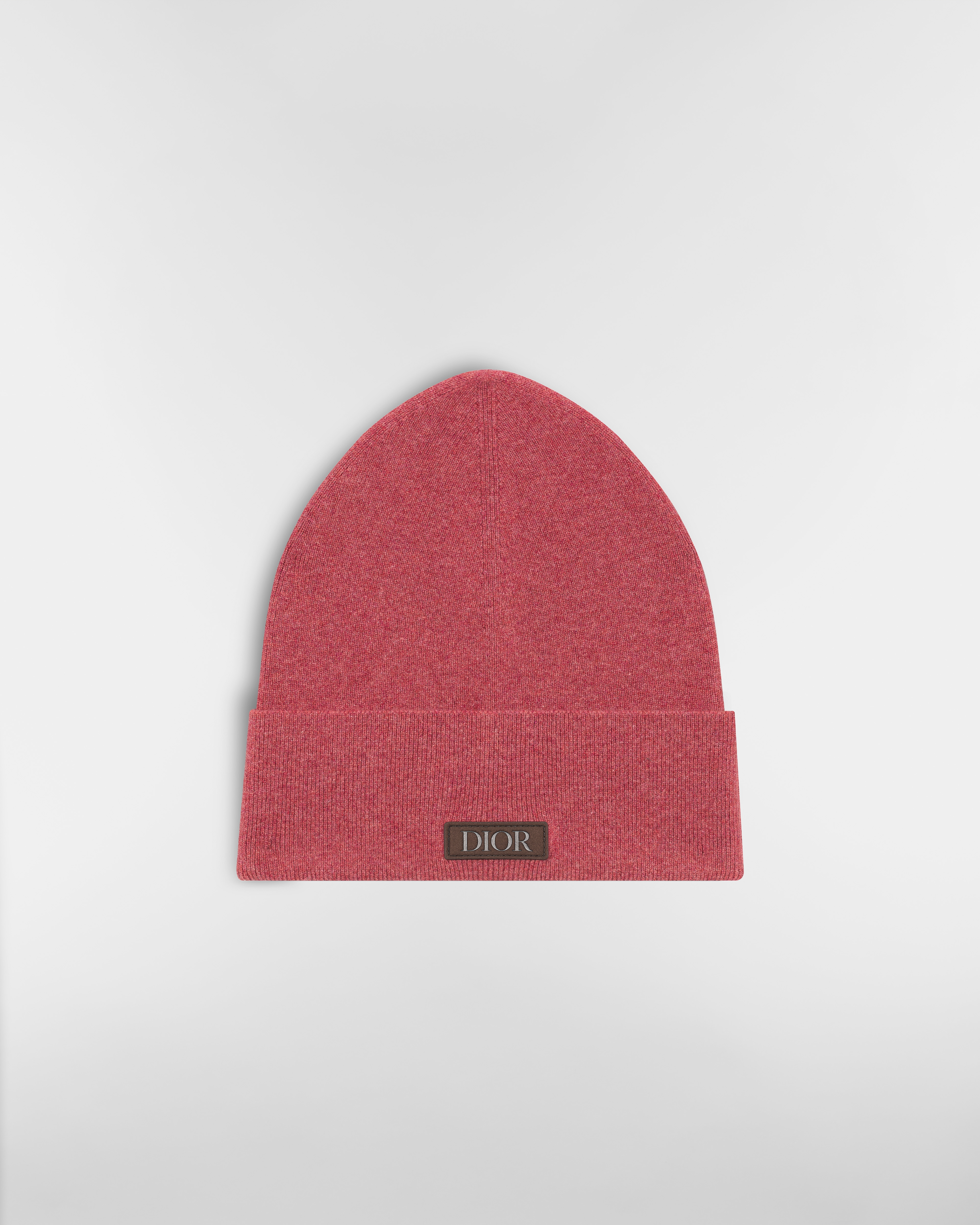 Gorro Dior Icons Cachemira roja E01