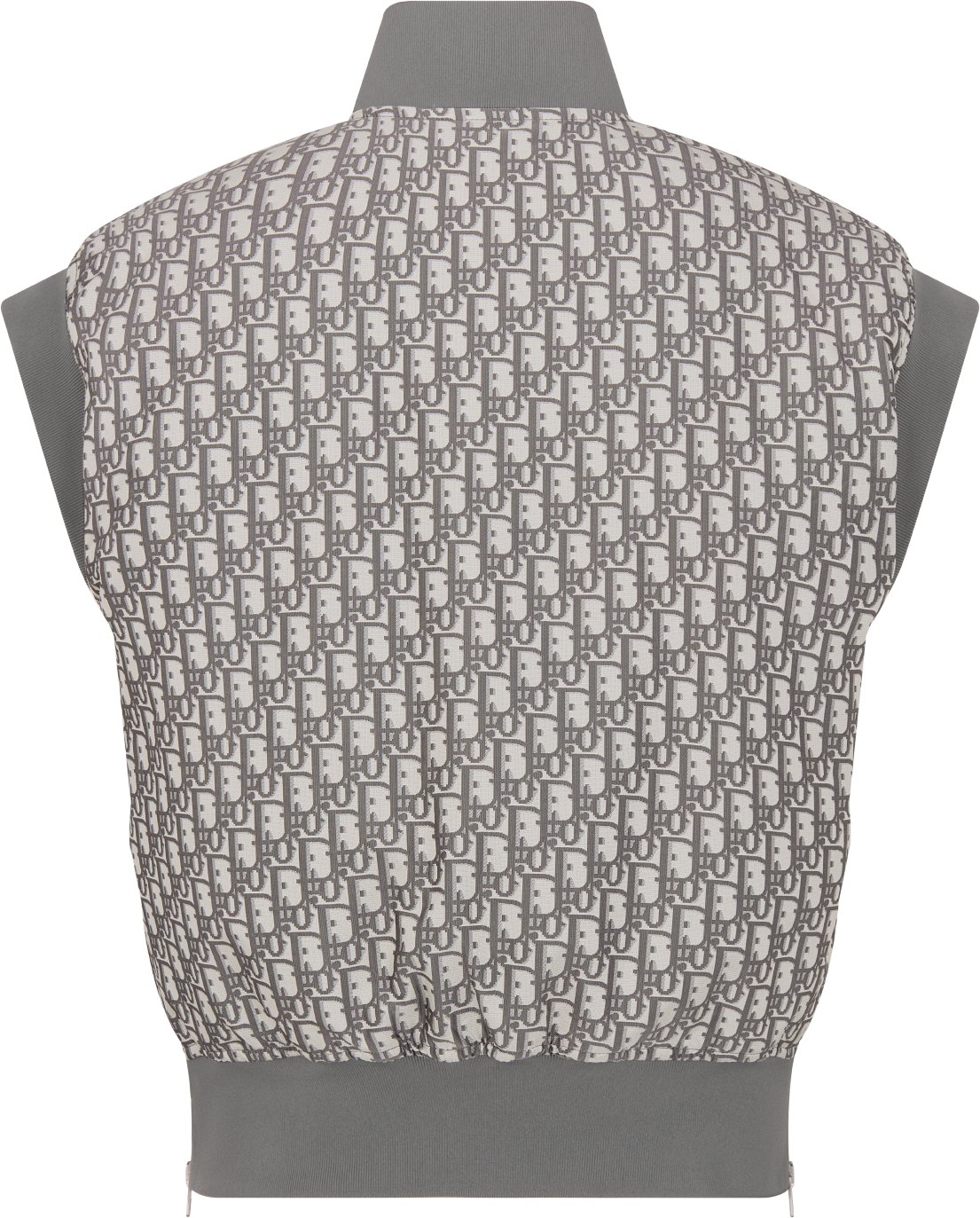 Vest Gray Technical Taffeta with Dior Oblique Motif DIOR