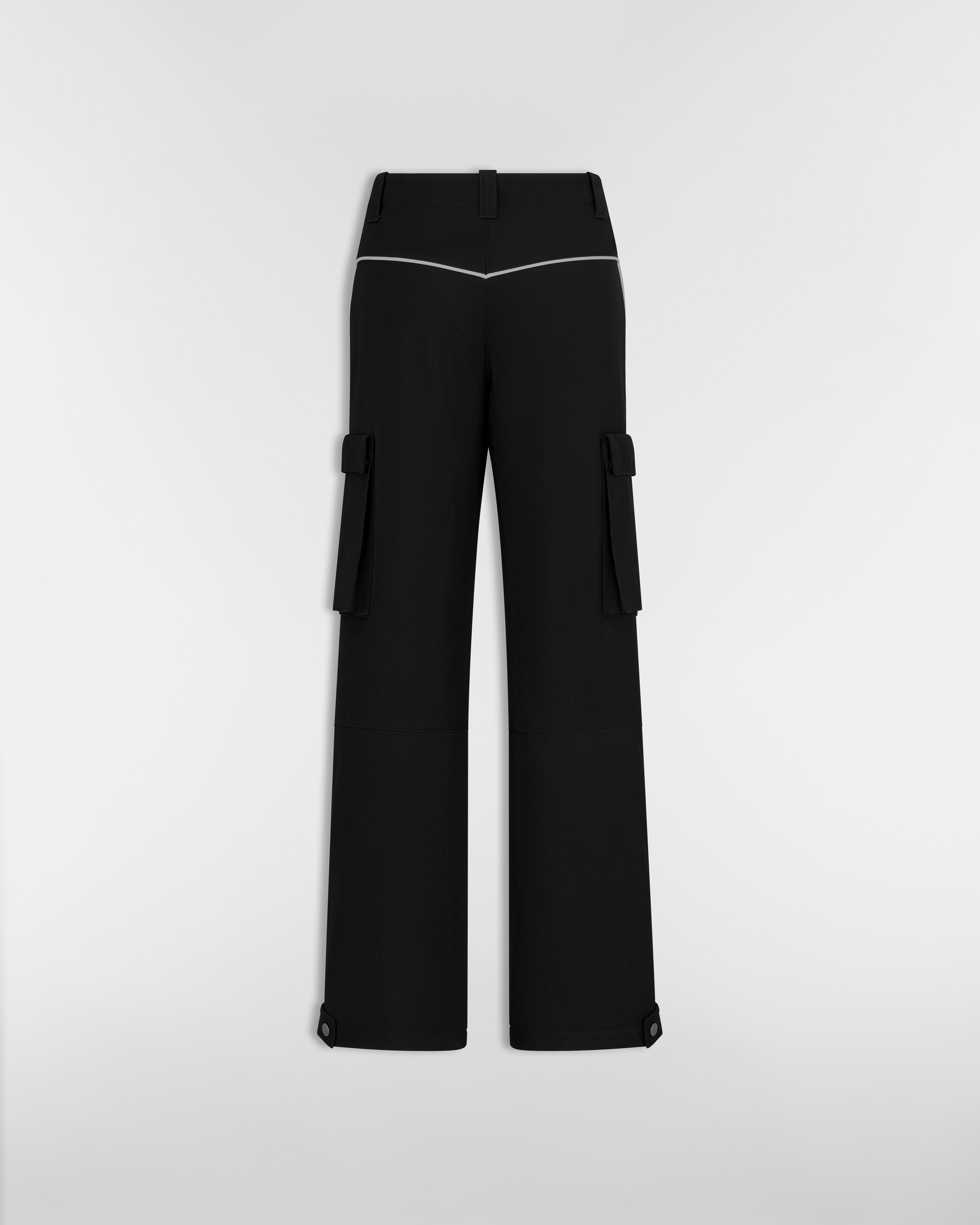 DiorAlps Ski Pants Black Technical Taffeta E08
