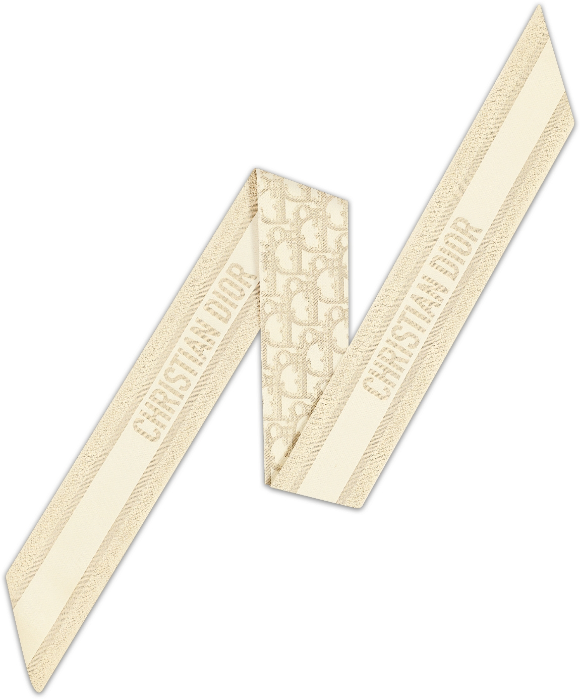 クリスチャンディオール ミッツァ ベージュ ねばき ゴールド色  