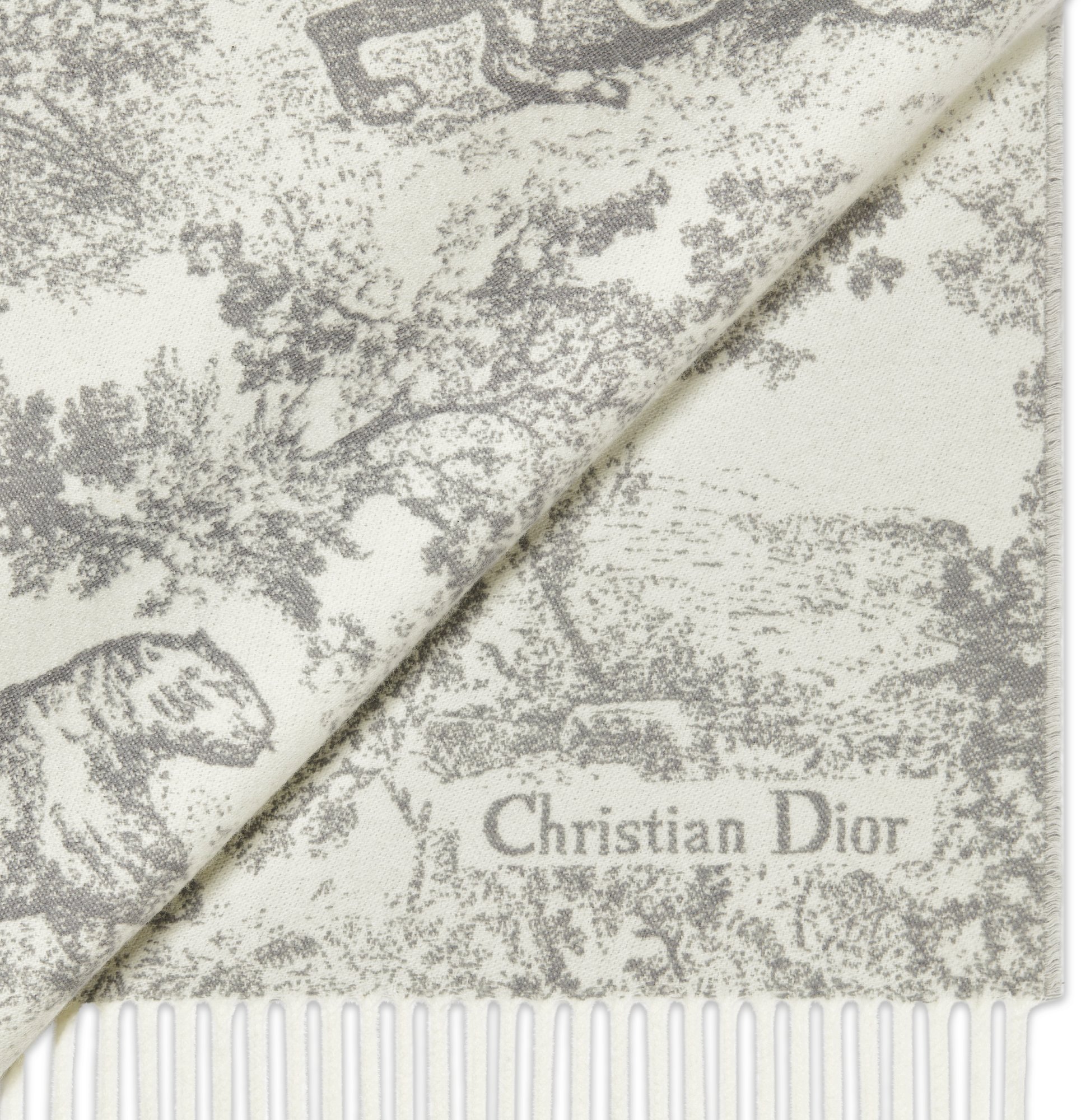 Toile de Jouy Sauvage Scarf Detailed view