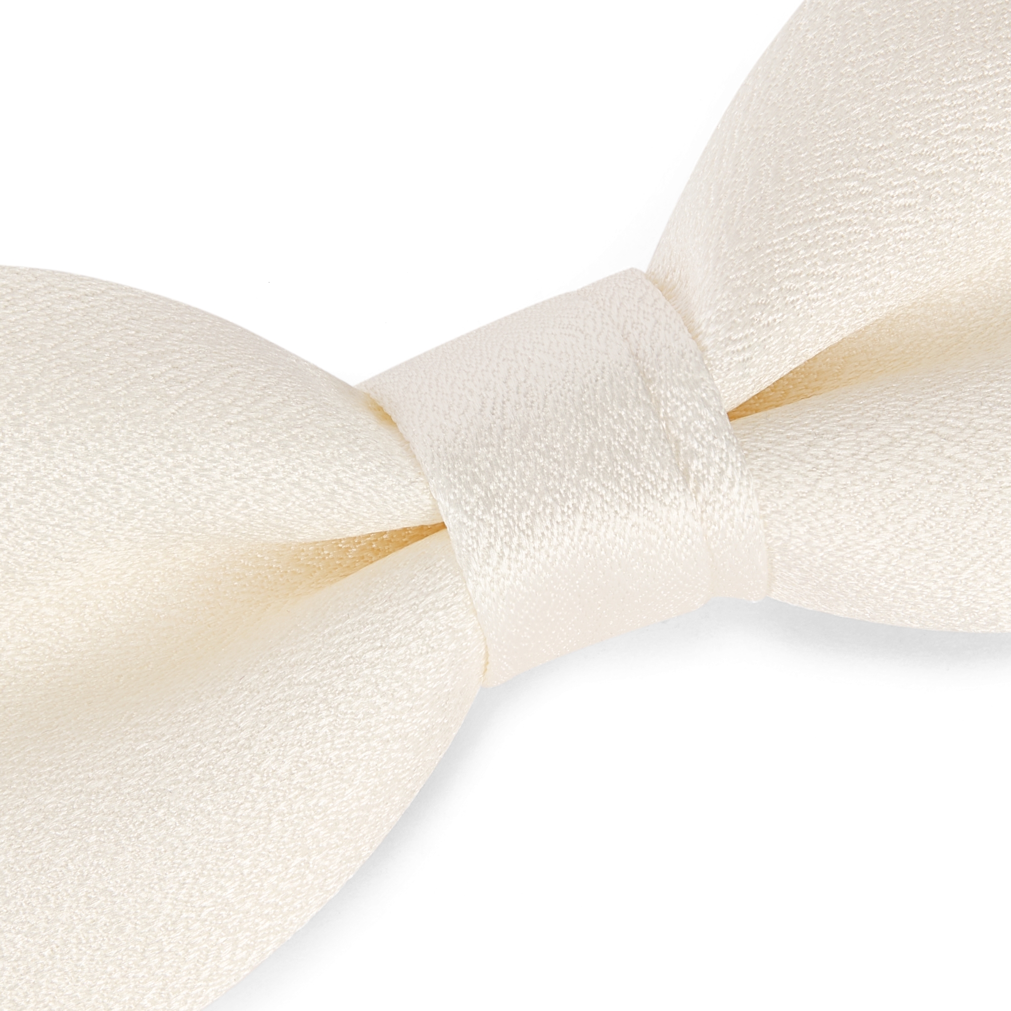 Pajarita Satén de seda beige E09