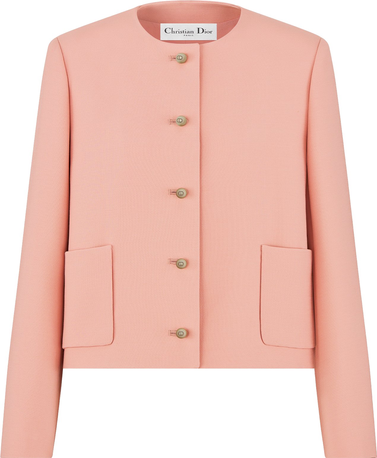 Veste courte Laine et soie roses DIOR