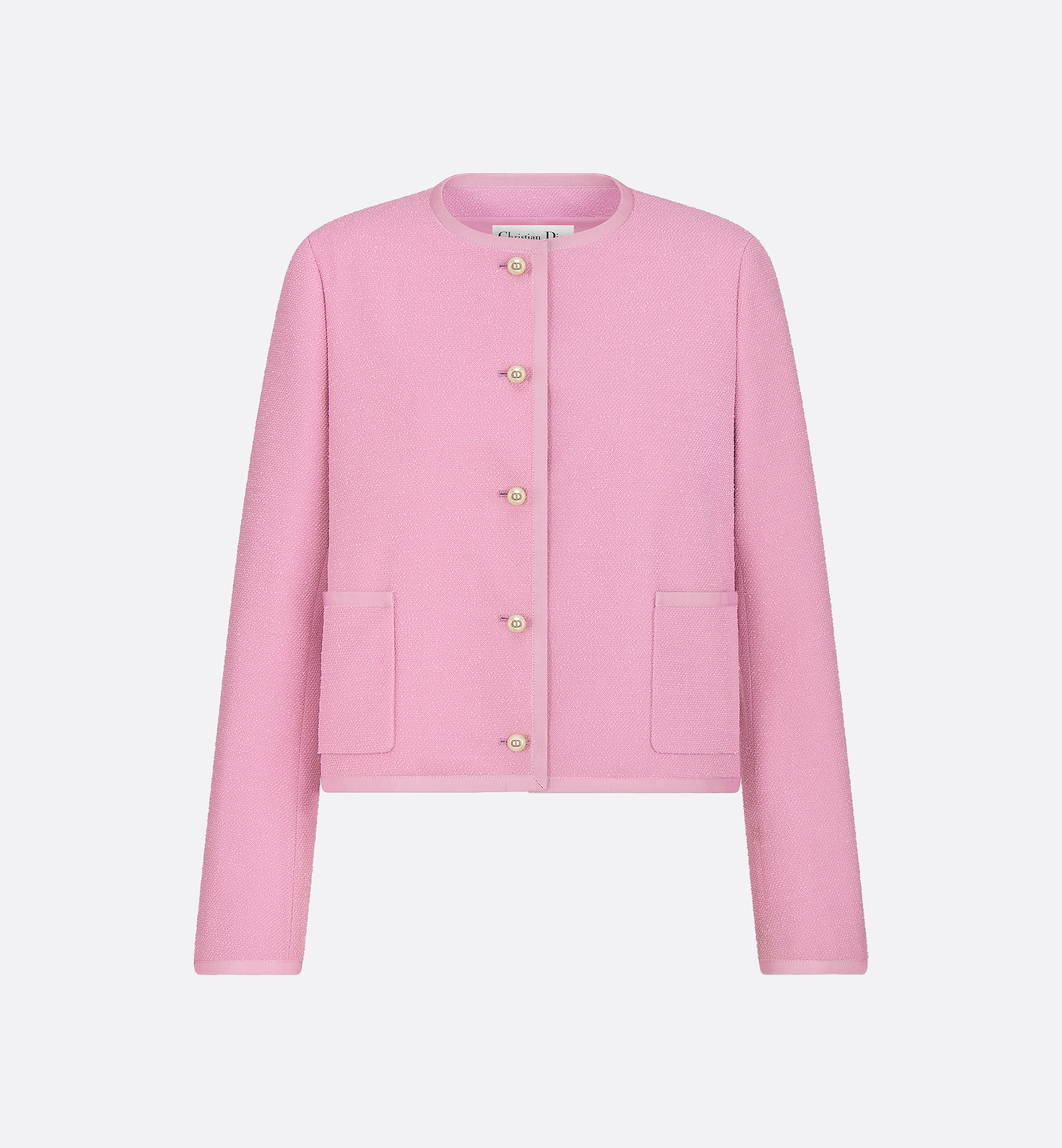 DIOR | クロップド ジャケット バージンウール & コットン DIOR | クロップド ジャケット バージンウール & コットン