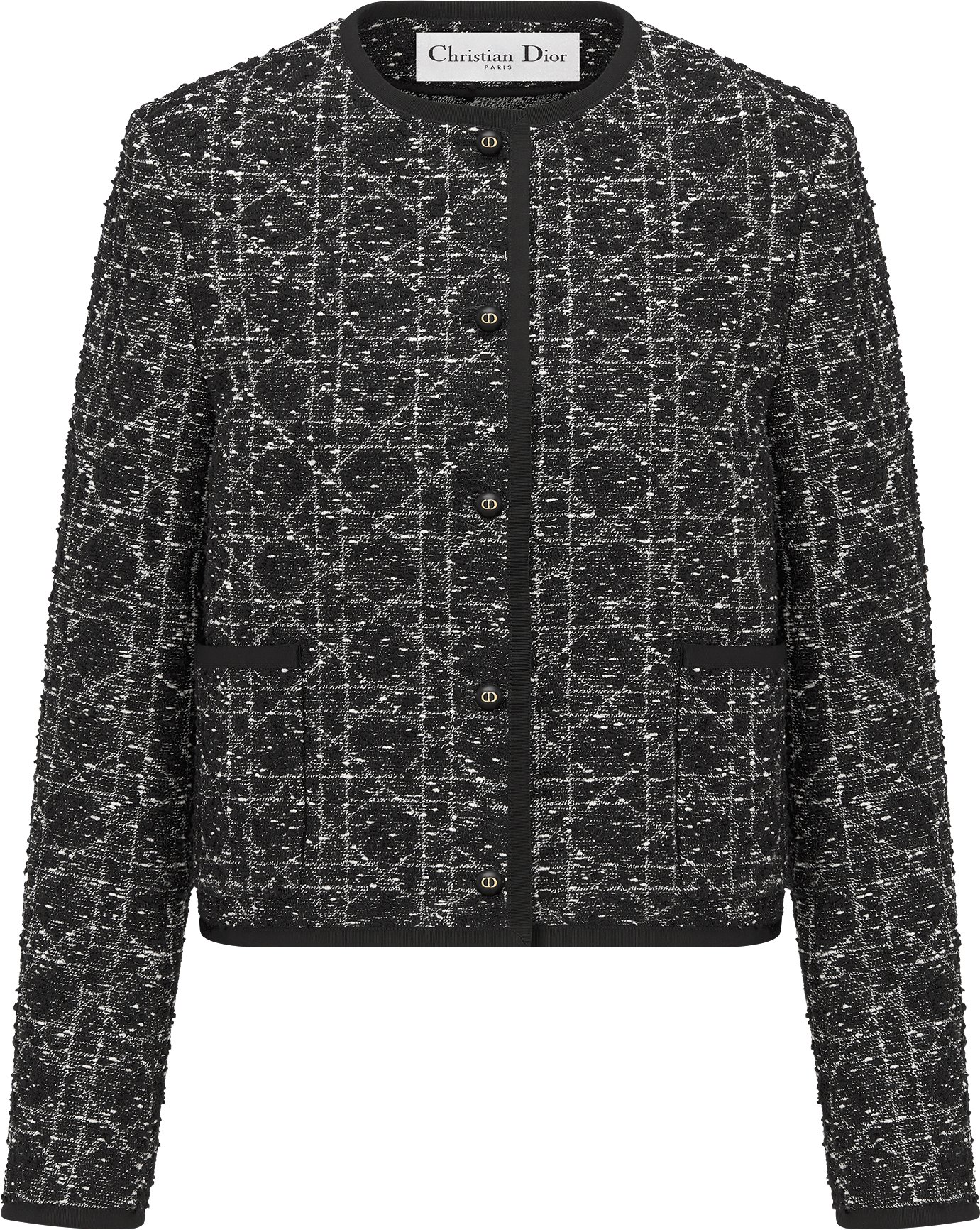 Macrocannage Jacke im Cropped-Stil aria_frontView aria_frontView