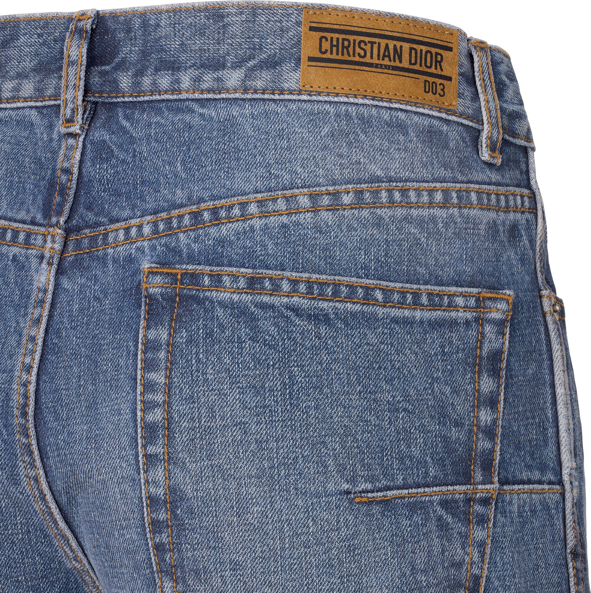 Dior 8 クロップド ストレートジーンズ D03