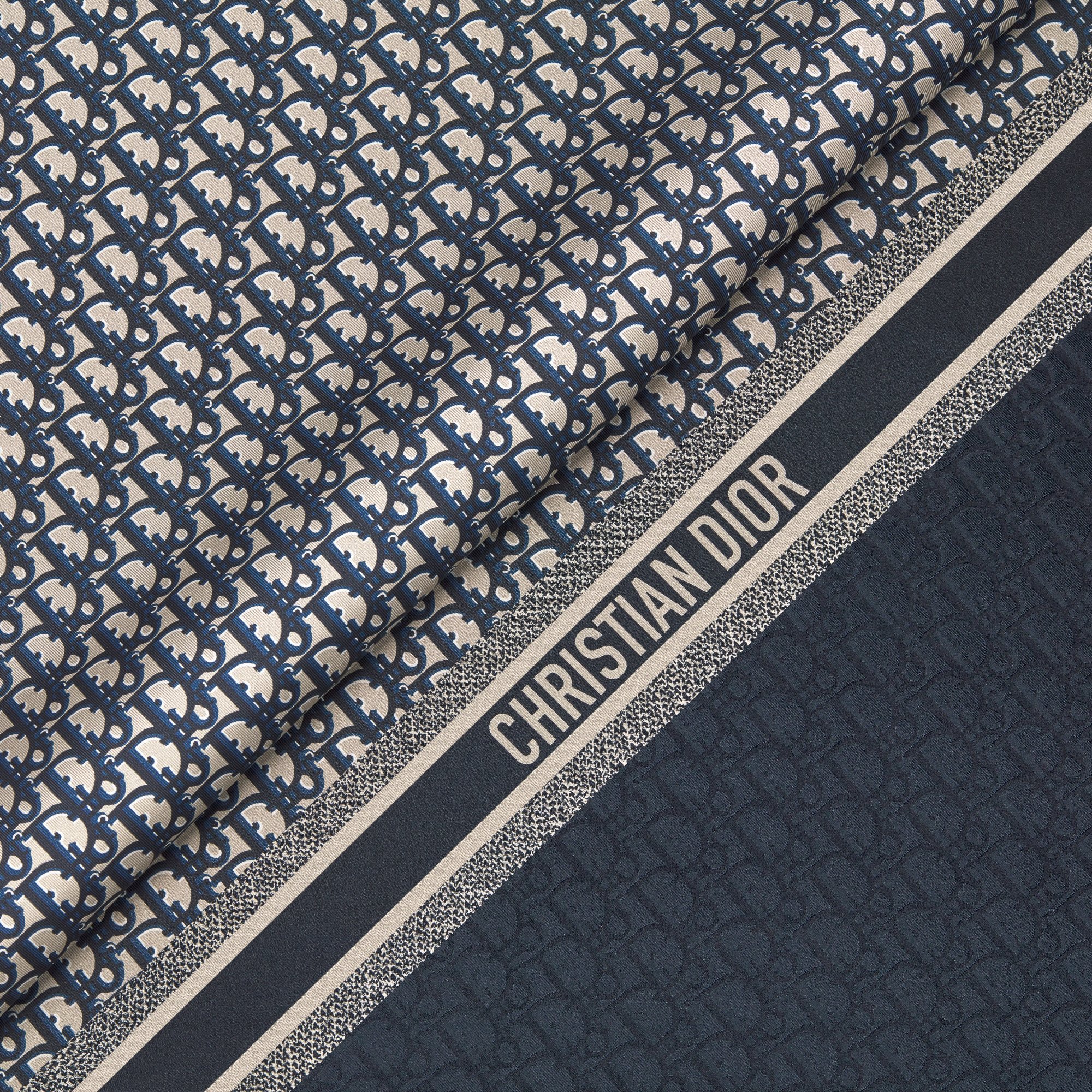 Dior Oblique 70 Square Scarf Detailed view
