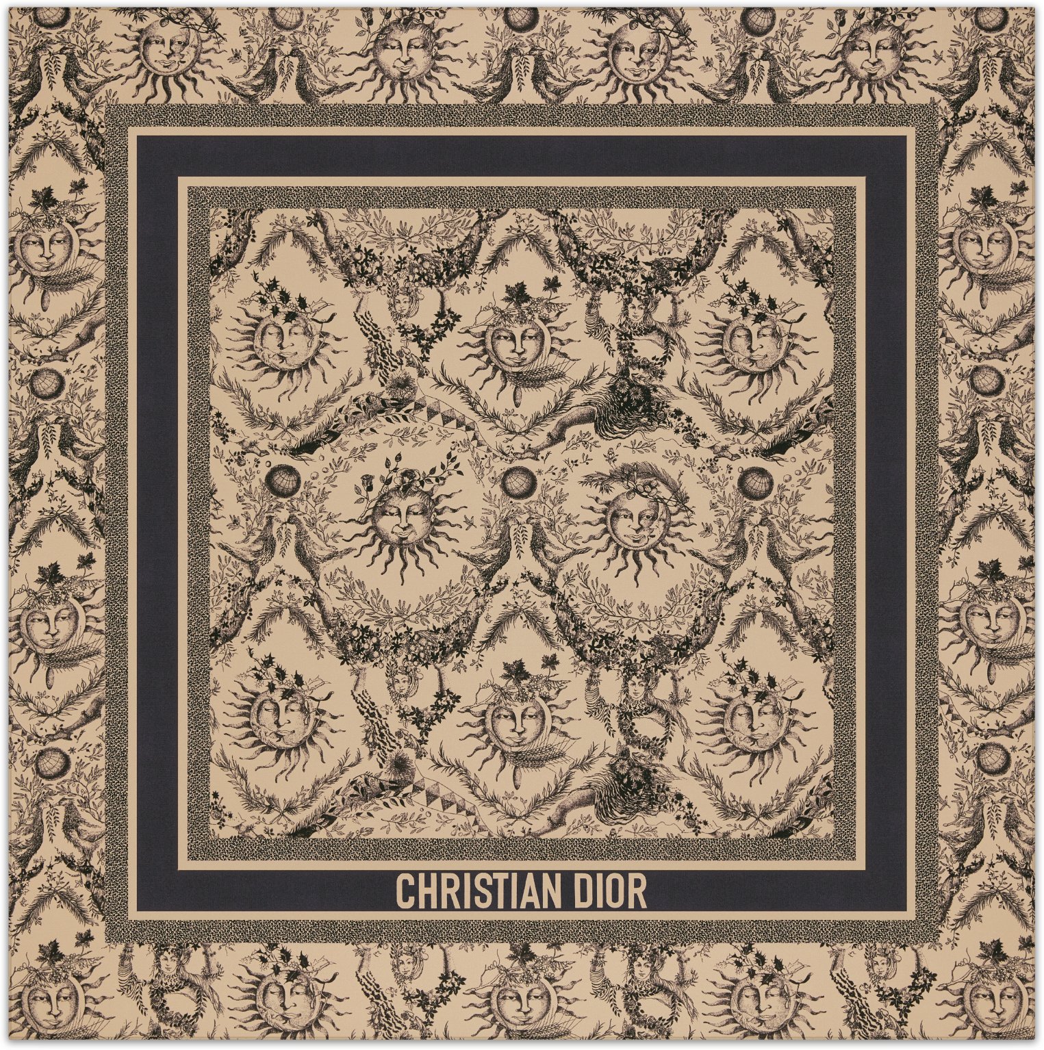 新品未使用 DIOR ディオール スカーフ90 バンダナ トワル ドゥ ジュイ