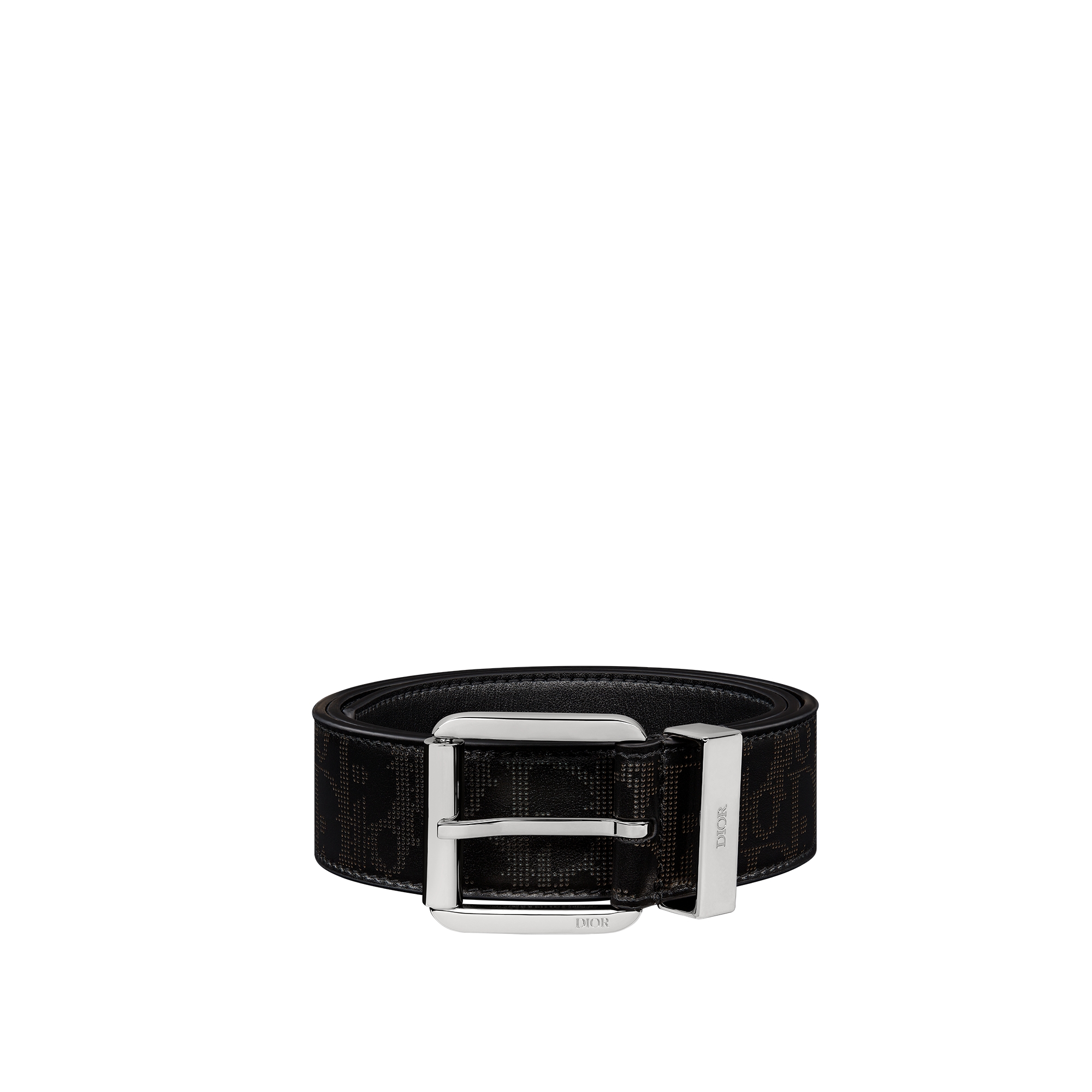 Belt Black Dior Oblique Galaxy Leather, 35 MM E03