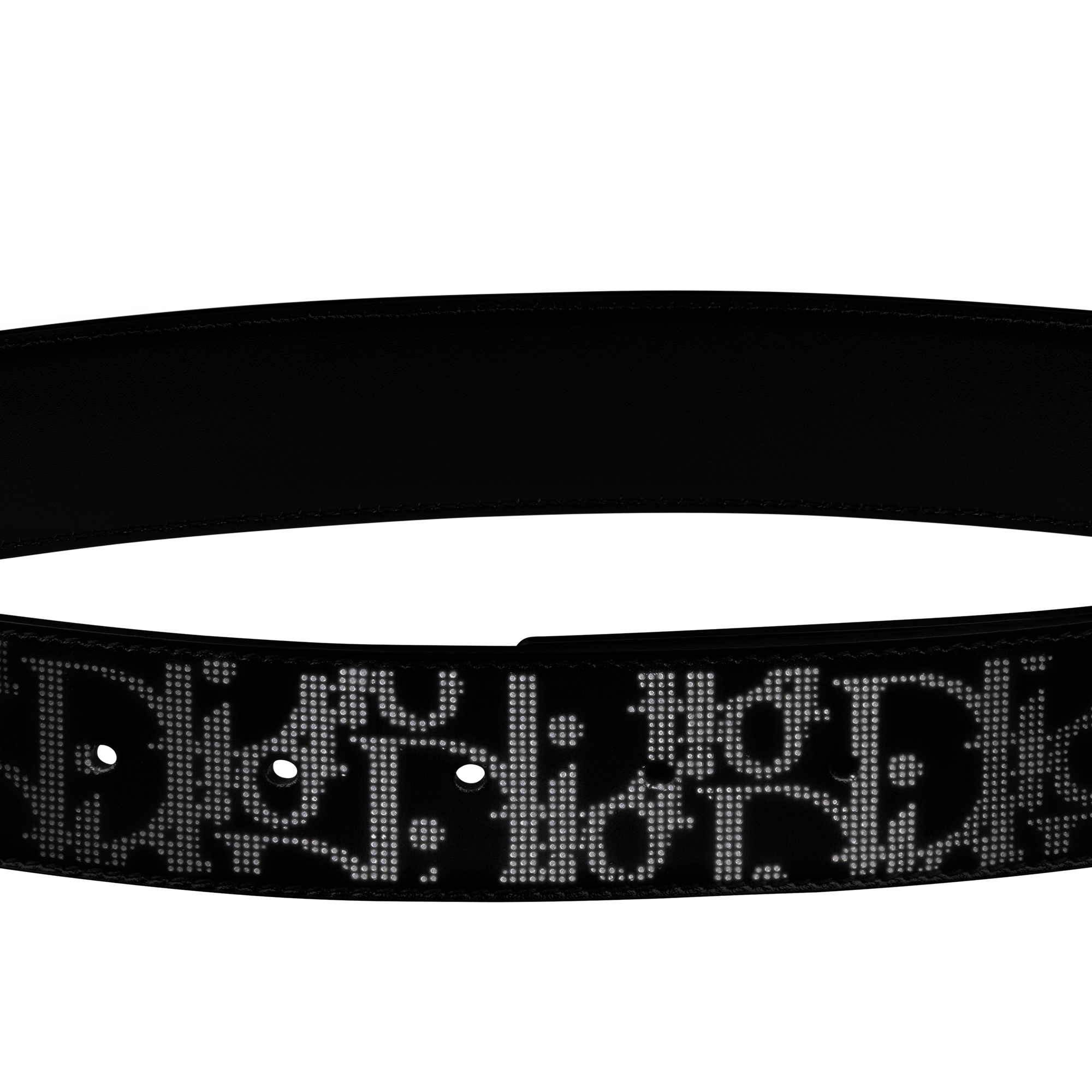 Belt Black Dior Oblique Galaxy Leather, 35 MM E13