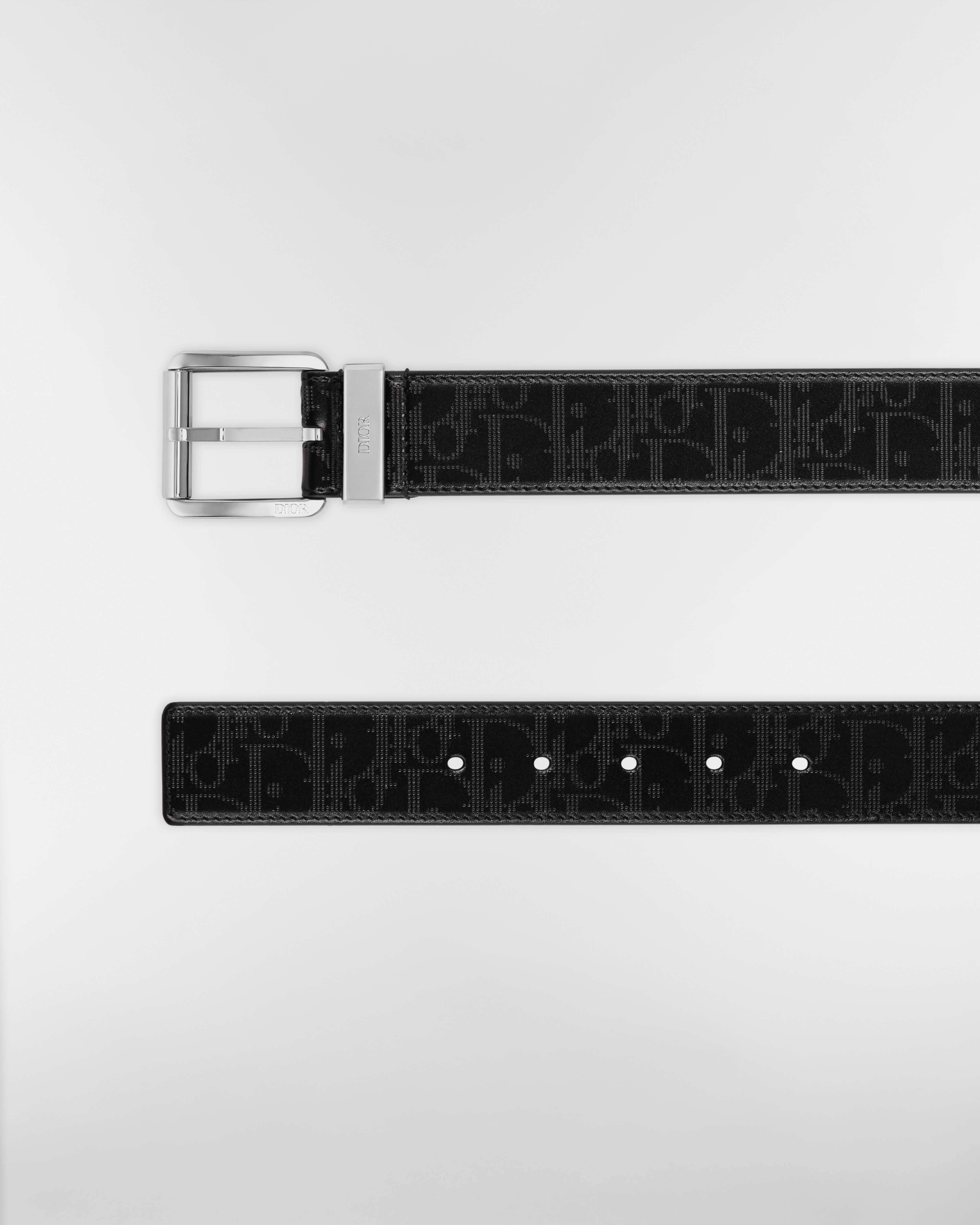 Belt Black Dior Oblique Galaxy Leather, 35 MM E06