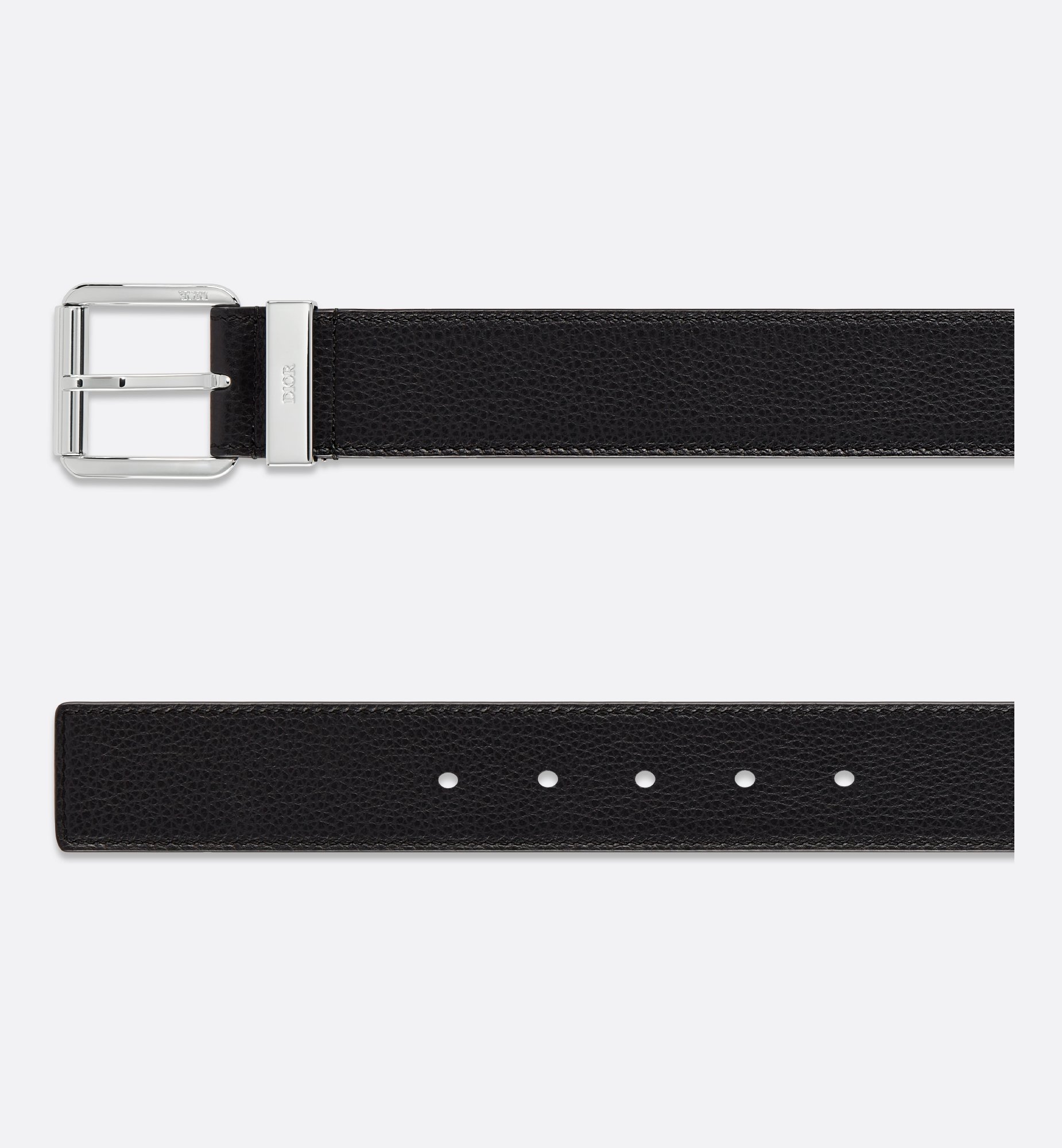 Belt Black Grained Calfskin, 35 MM | DIOR Belt Black Grained Calfskin, 35 MM | DIOR