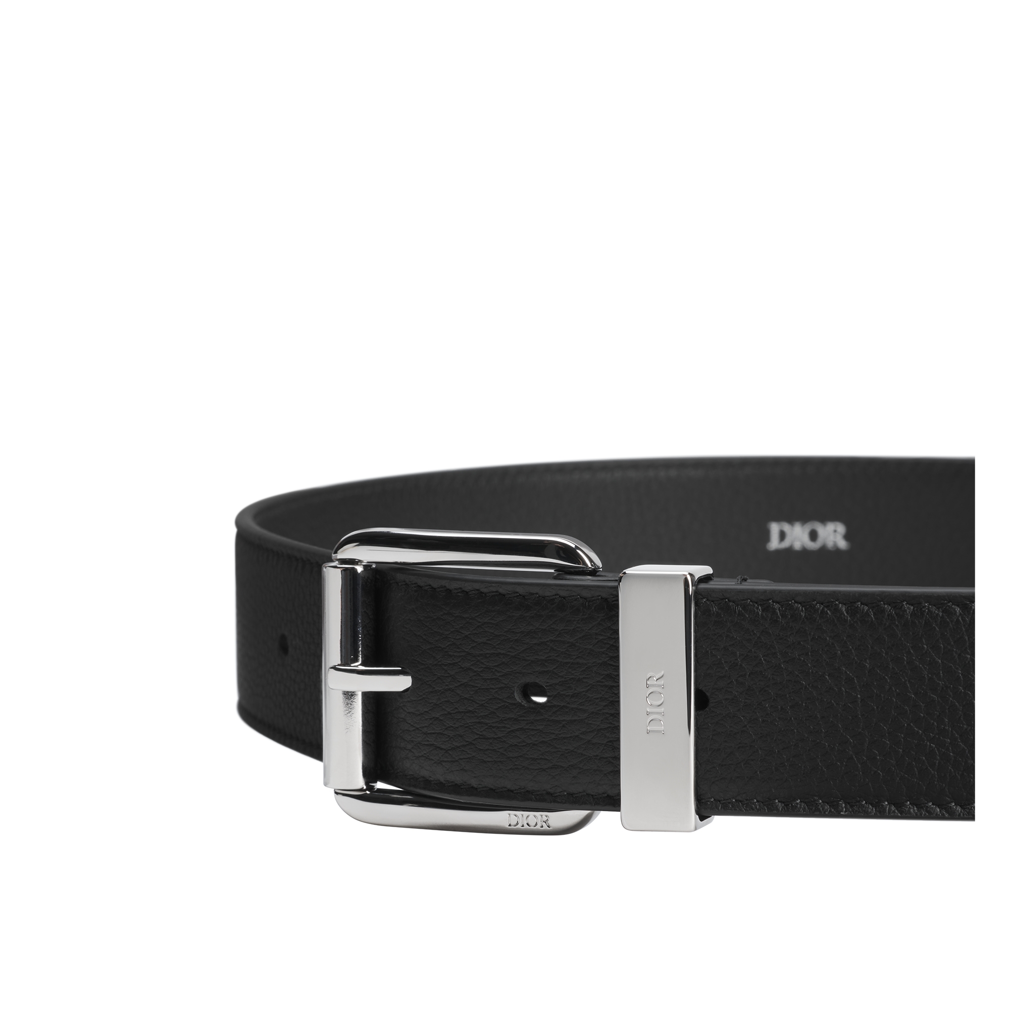 Belt Black Grained Calfskin, 35 MM E09