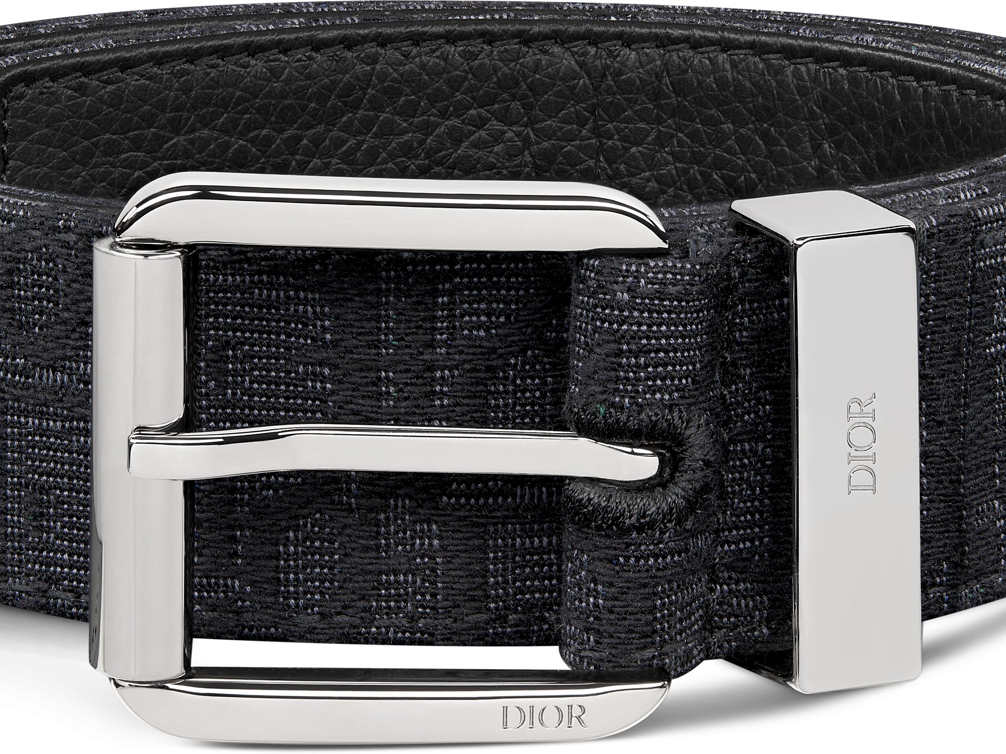 DIOR | ベルト 35mm ディオール オブリーク ジャカード & グレインドカーフスキン