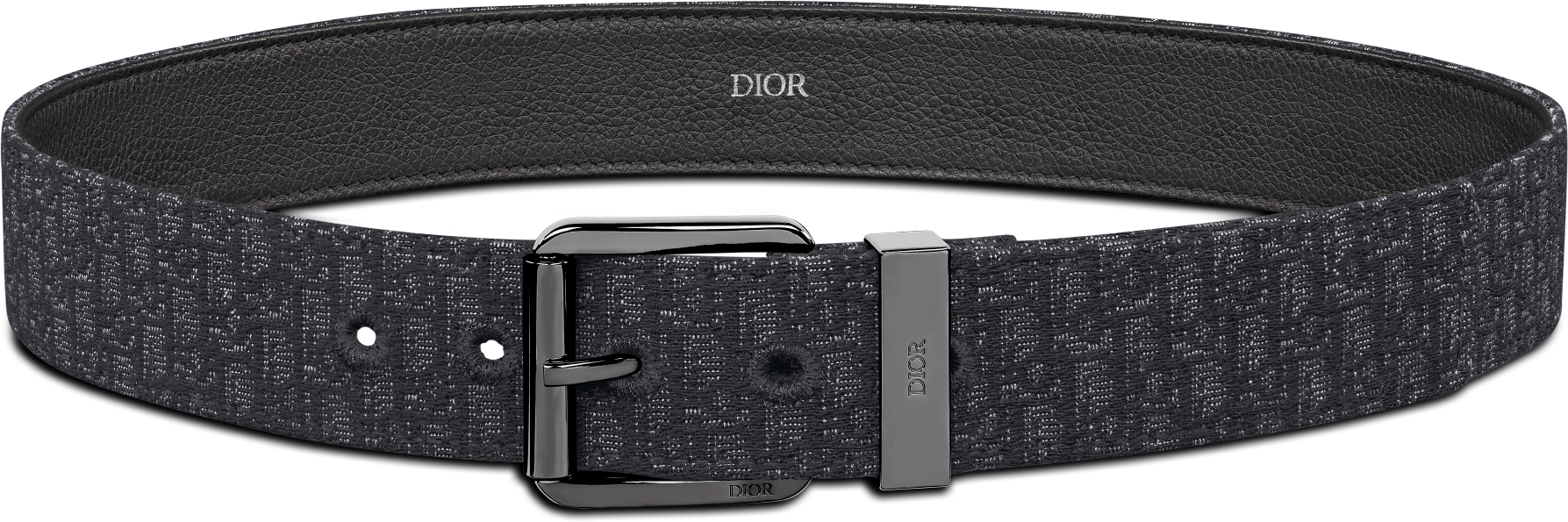 【公式】Dior - メンズ - ベルト 35mm マイクロ ディオール オブリーク ジャカード - サイズ 100 - ディオール オンライン ブティック