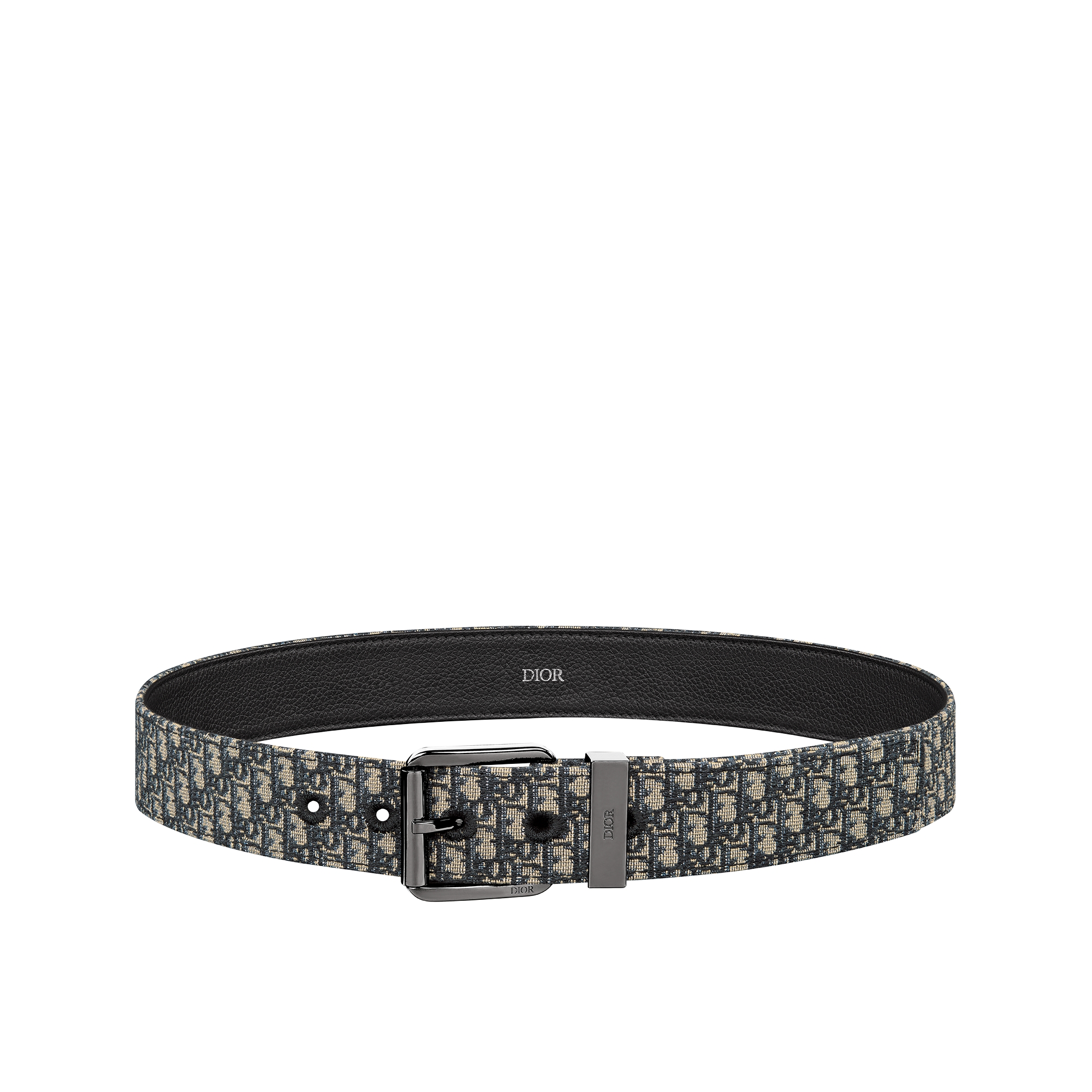 Beige and Black Micro Dior Oblique Jacquard, 35 MM