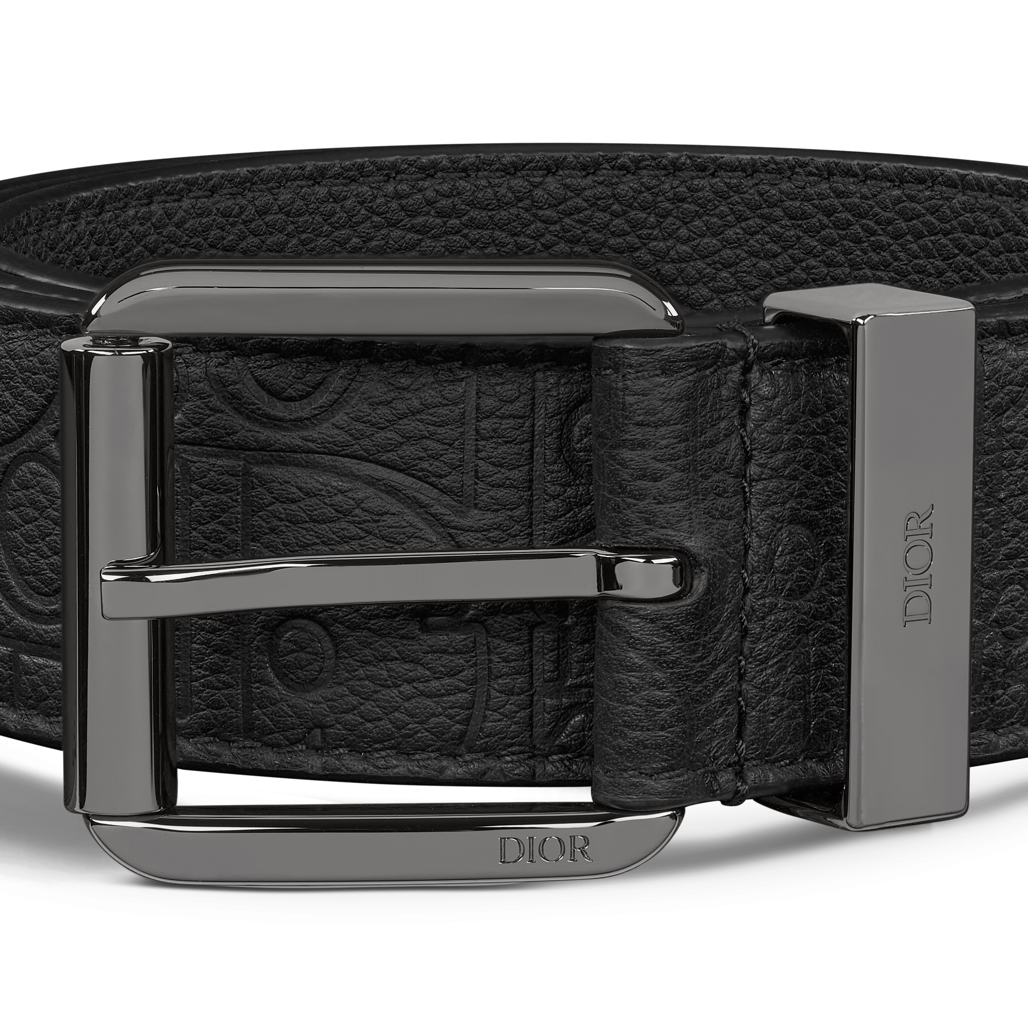 Belt Black Dior Gravity Leather, 35 MM E09
