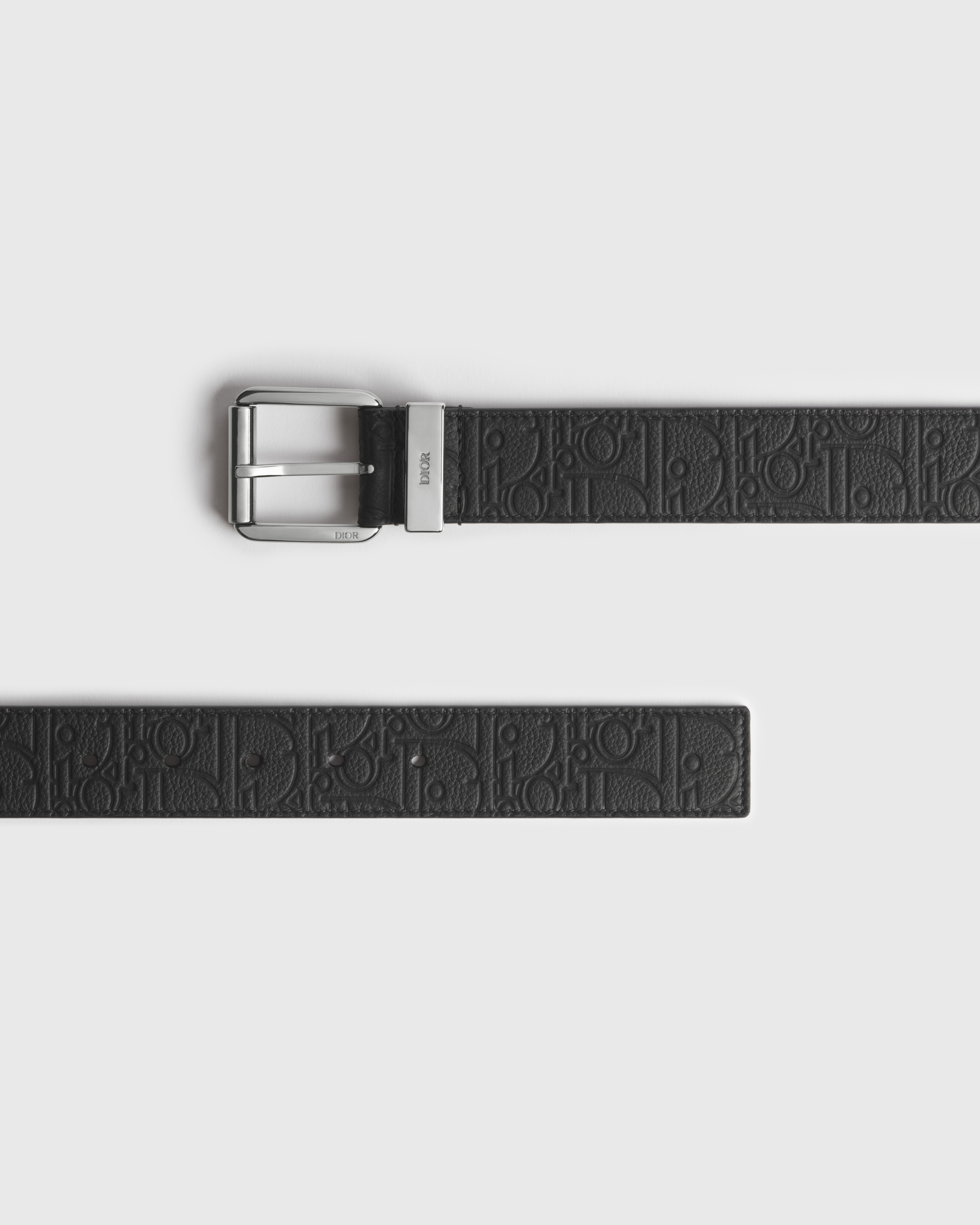 Ceinture Cuir Dior Gravity noir, 35 mm E06