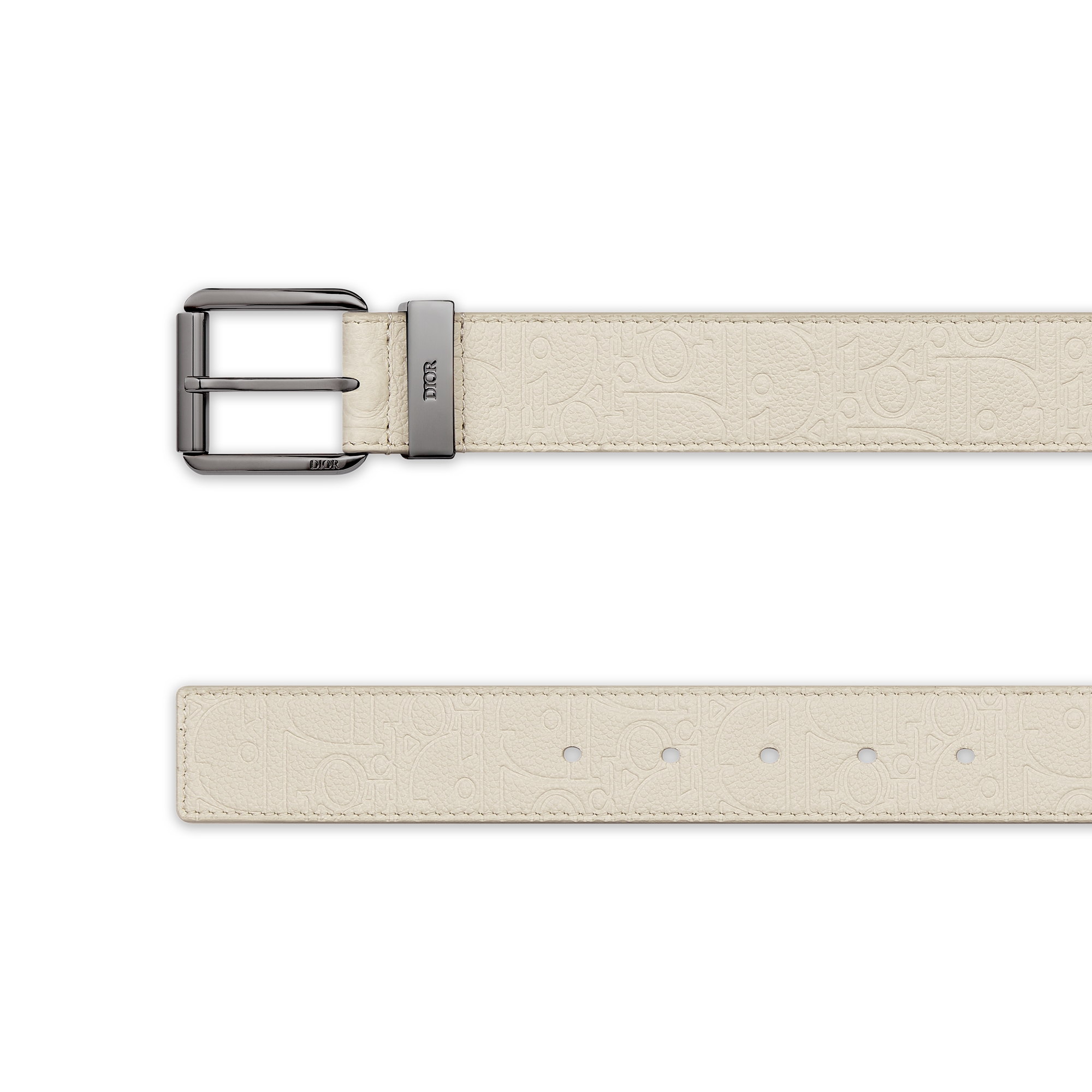 Belt Beige Dior Gravity Leather, 35 MM E06