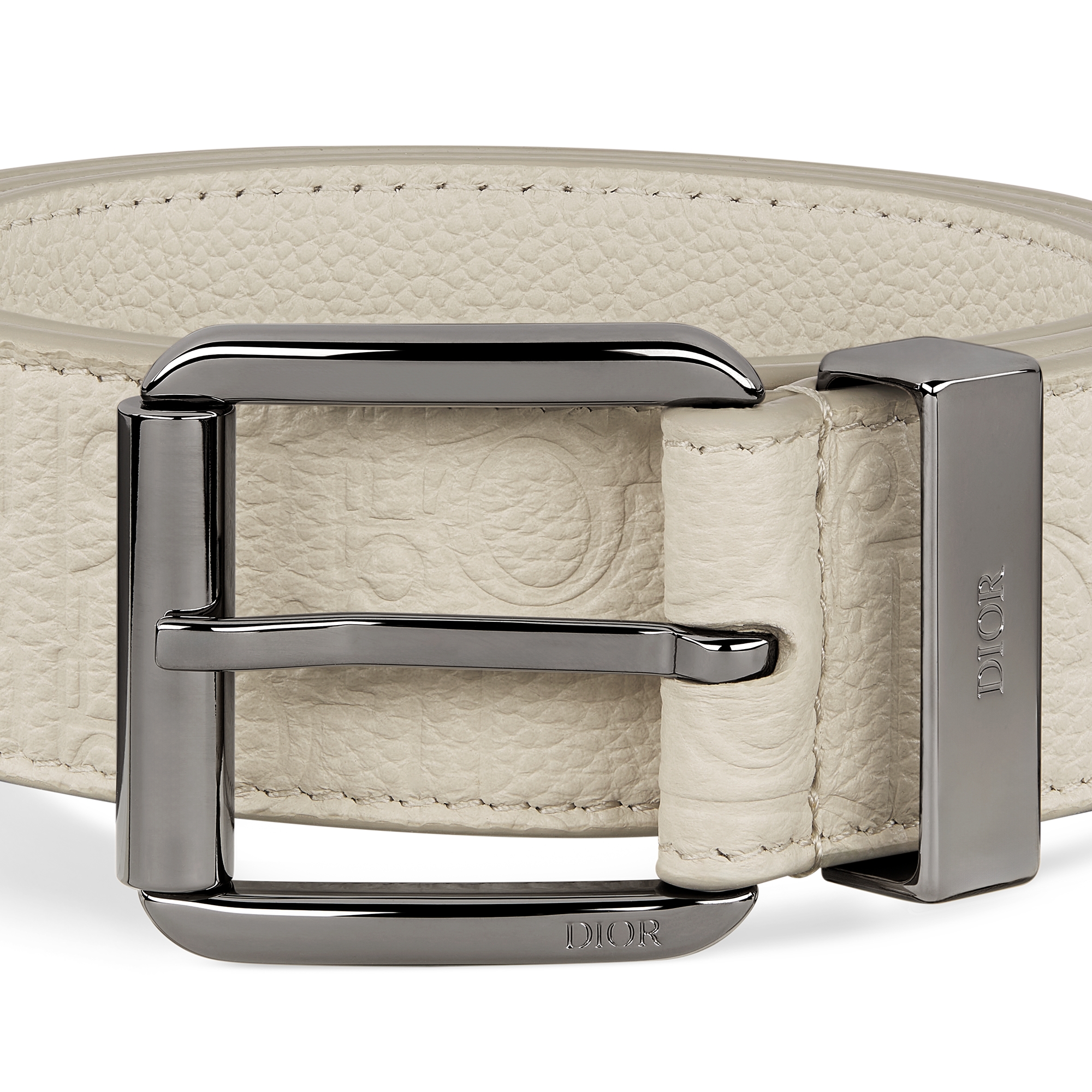 Belt Beige Dior Gravity Leather, 35 MM E09