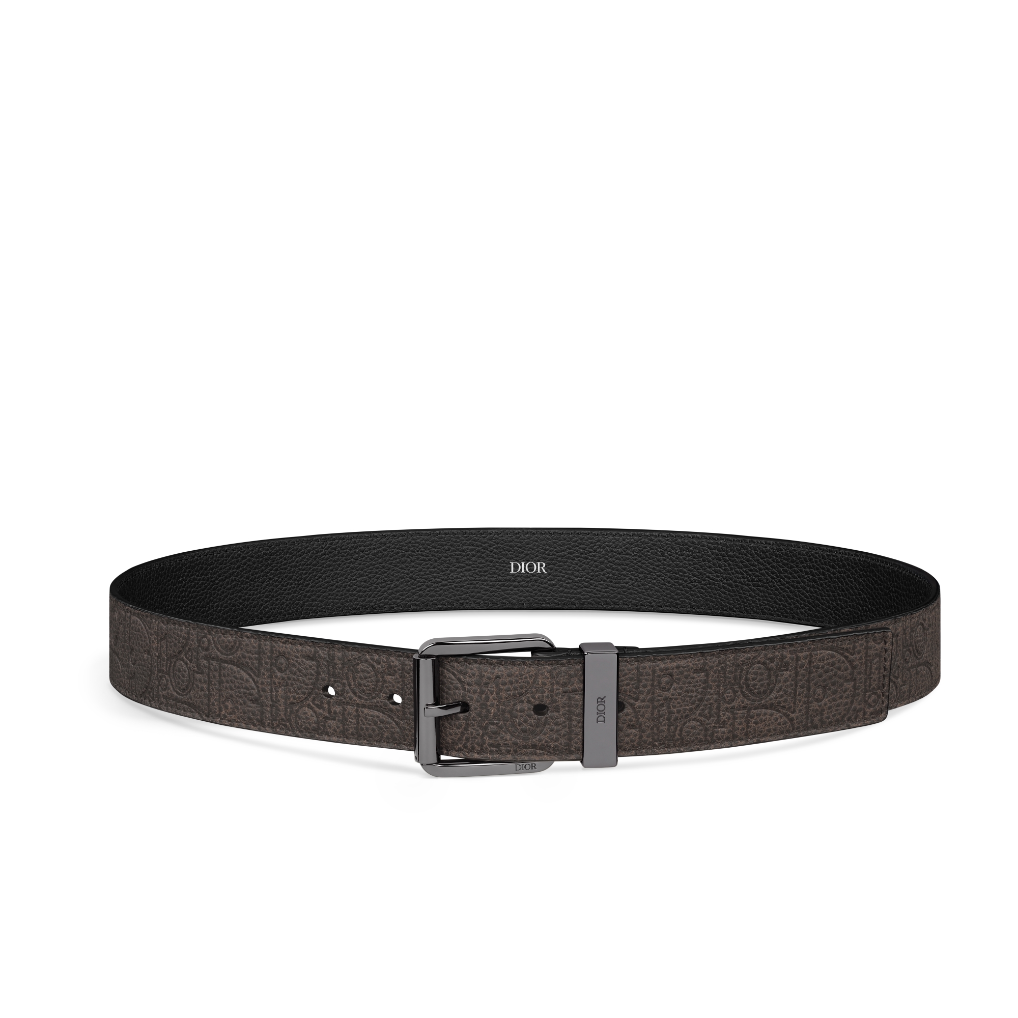 Belt Brown Dior Gravity Vintage Leather, 35 MM E01
