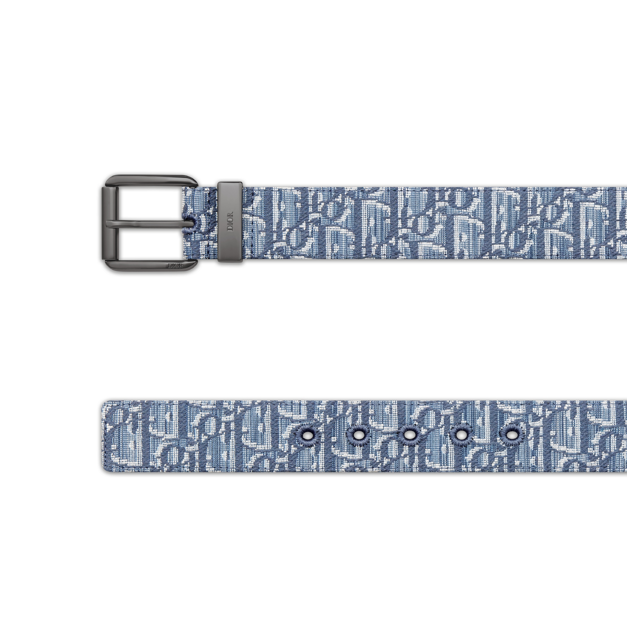 Belt Blue Dior Oblique Jacquard, 35 MM E06
