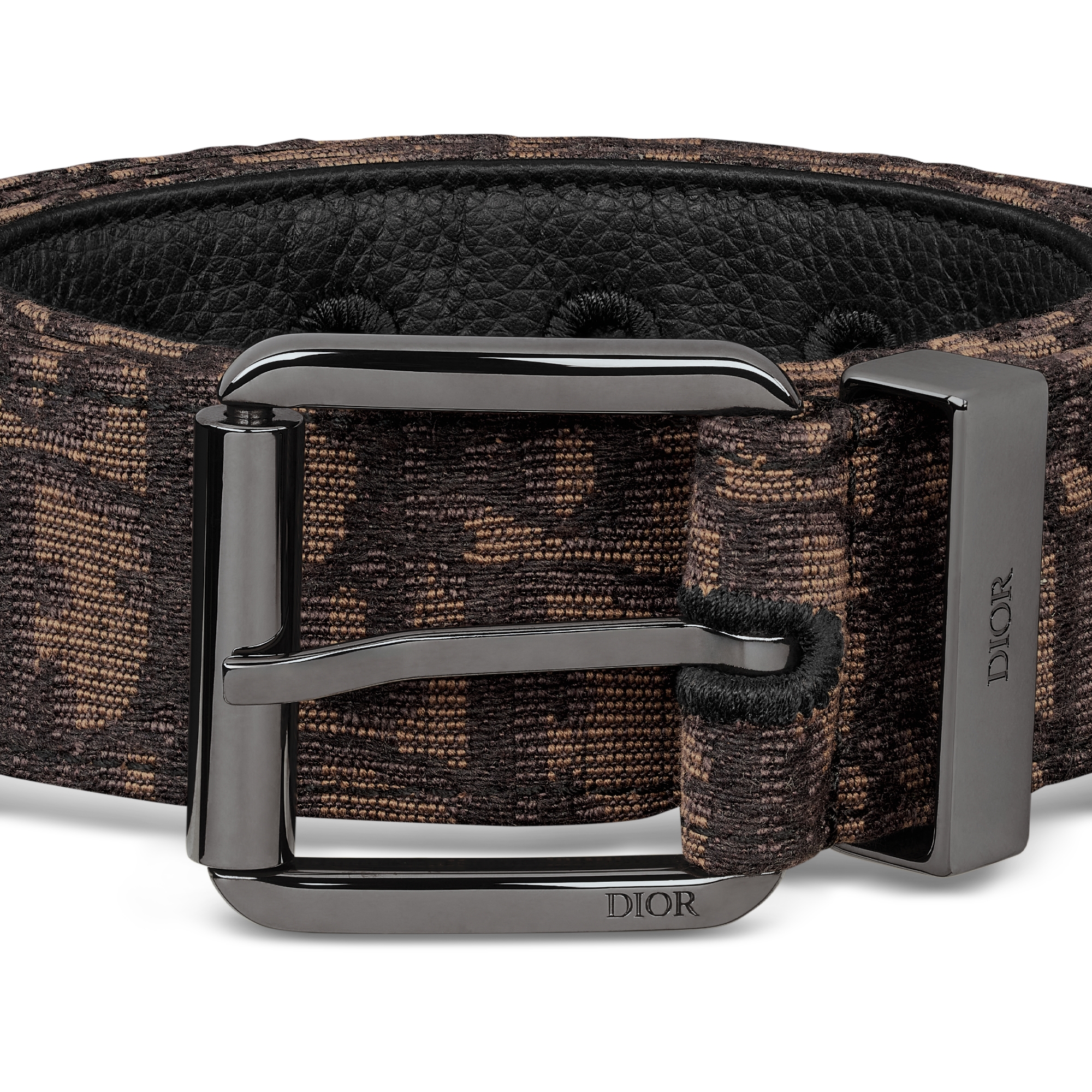 Belt Brown Dior Oblique Jacquard, 35 MM E09