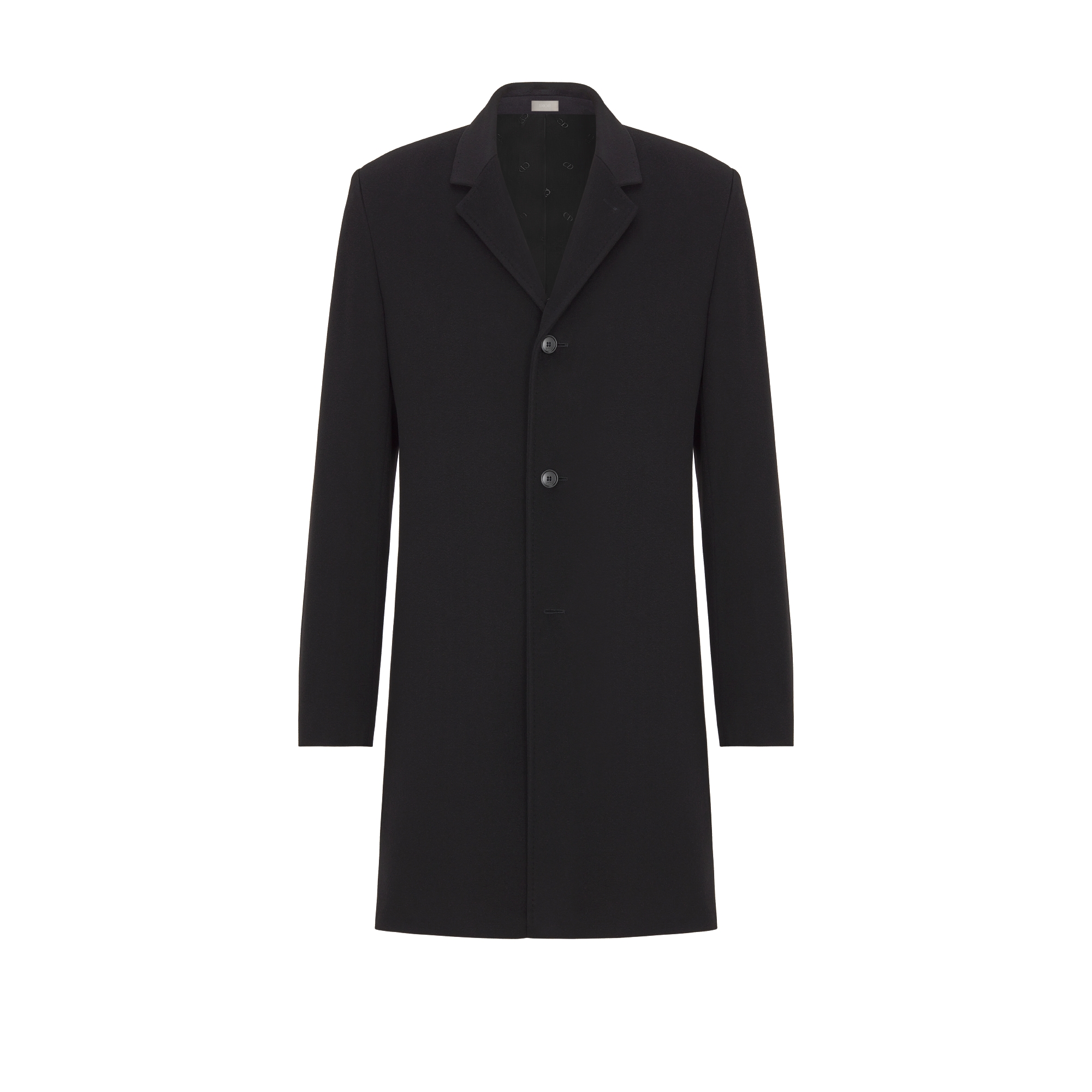 Klassischer Mantel Kaschmir in Schwarz | DIOR