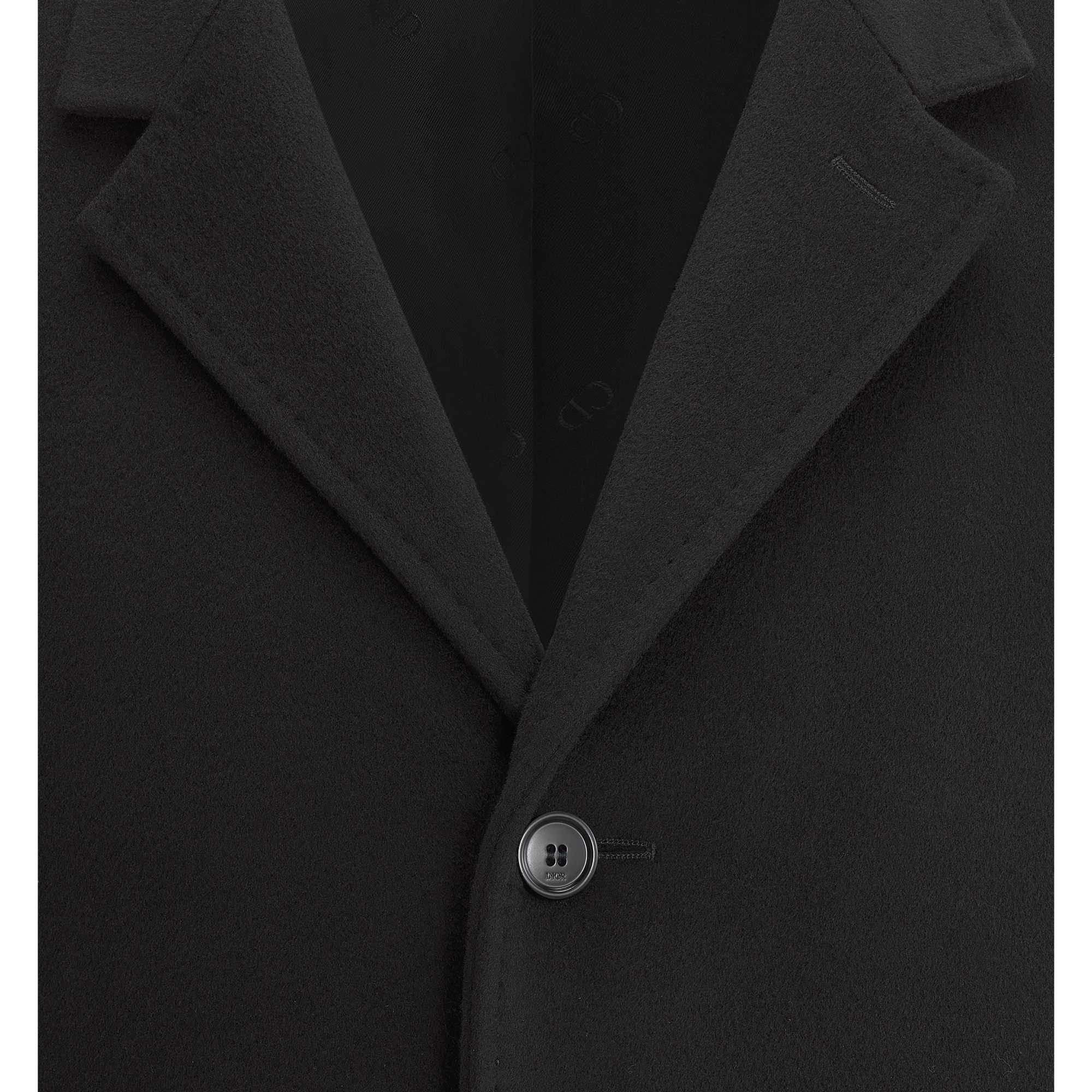 Classic Coat Black Cashmere E09