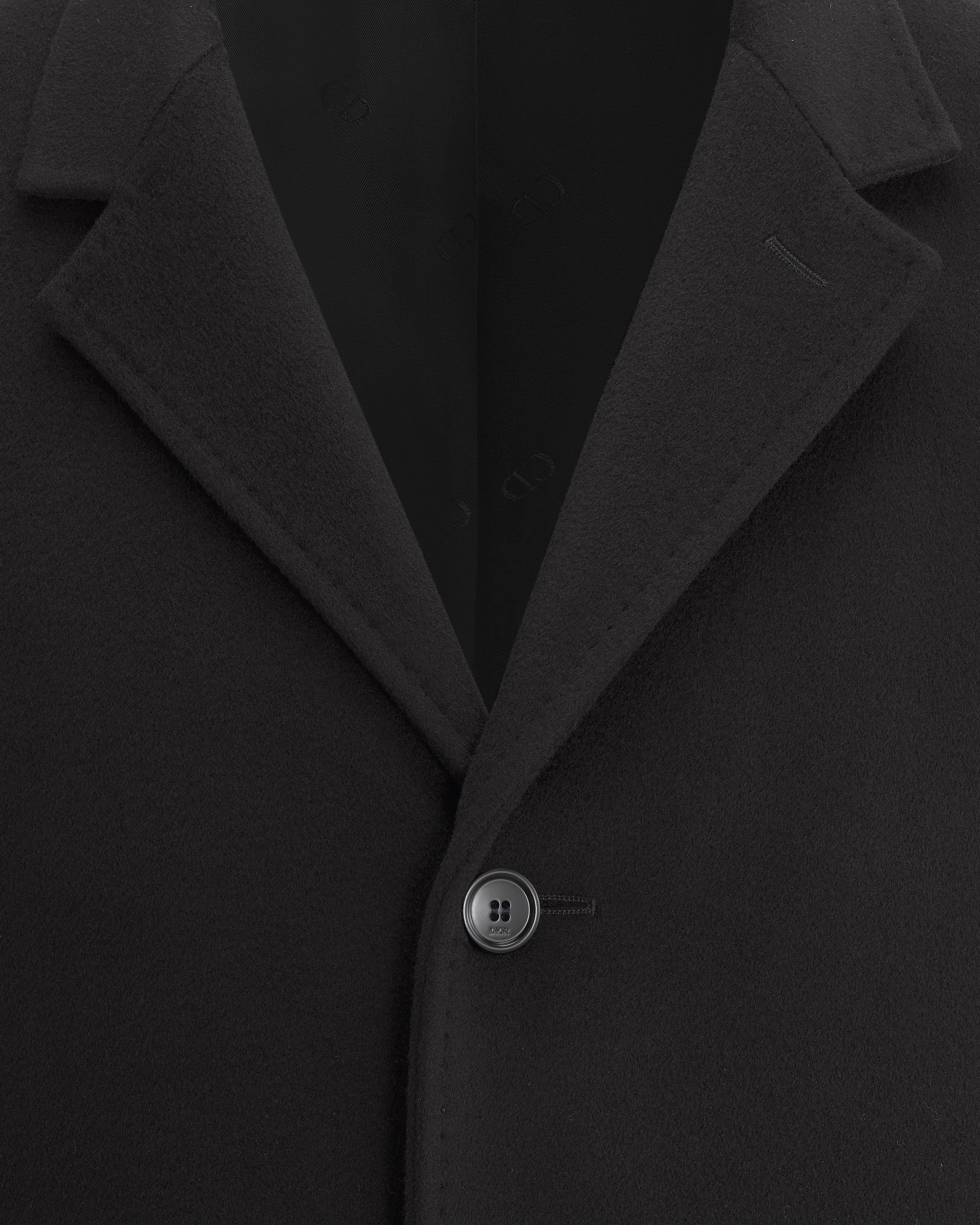Classic Coat Black Cashmere E09