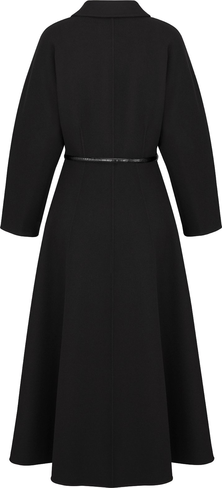Coat with Belt Back view