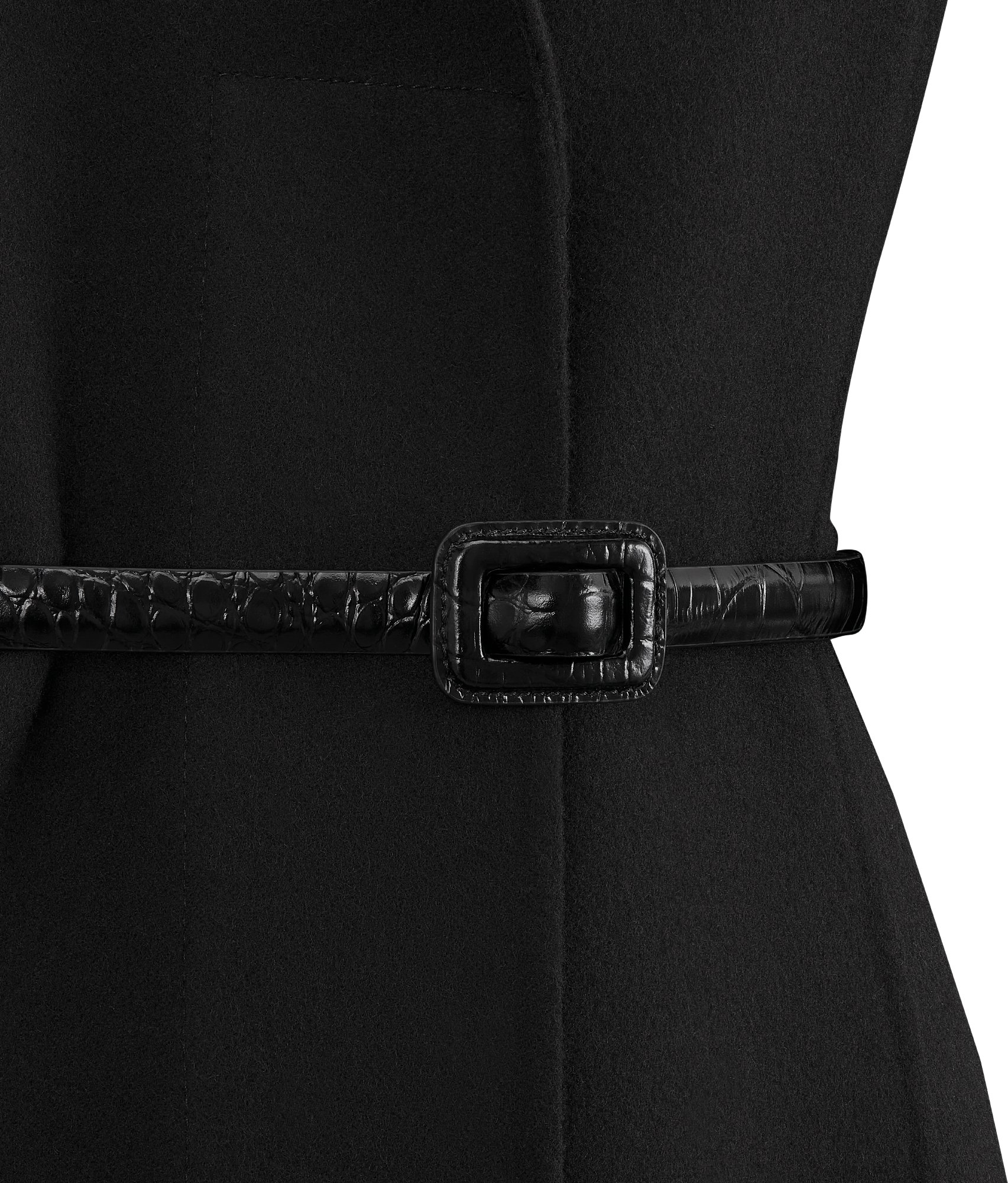 Coat with Belt Detailed view