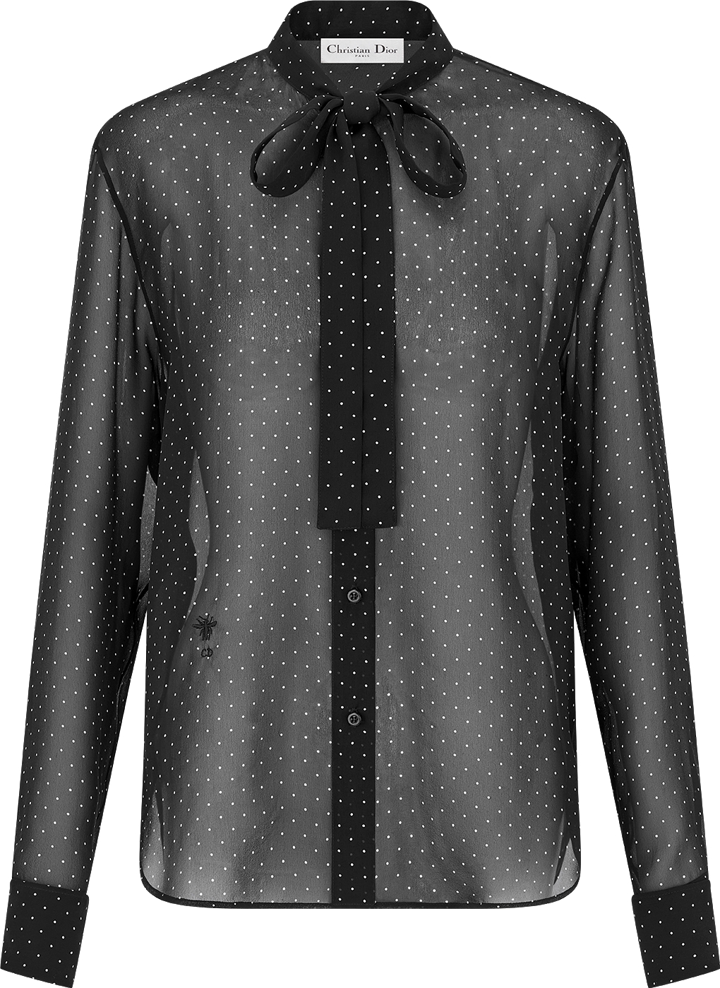 Polka dot deals silk blouse