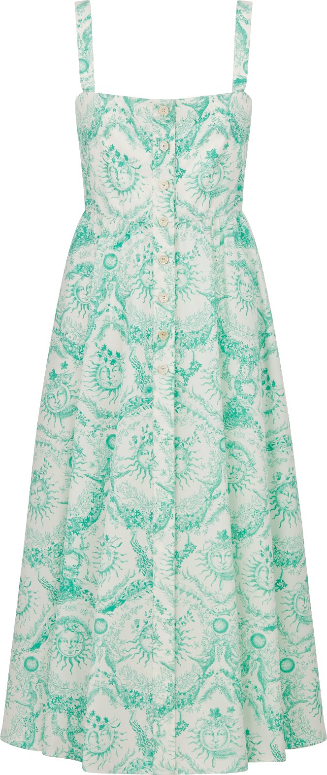 Dior green dress 2025