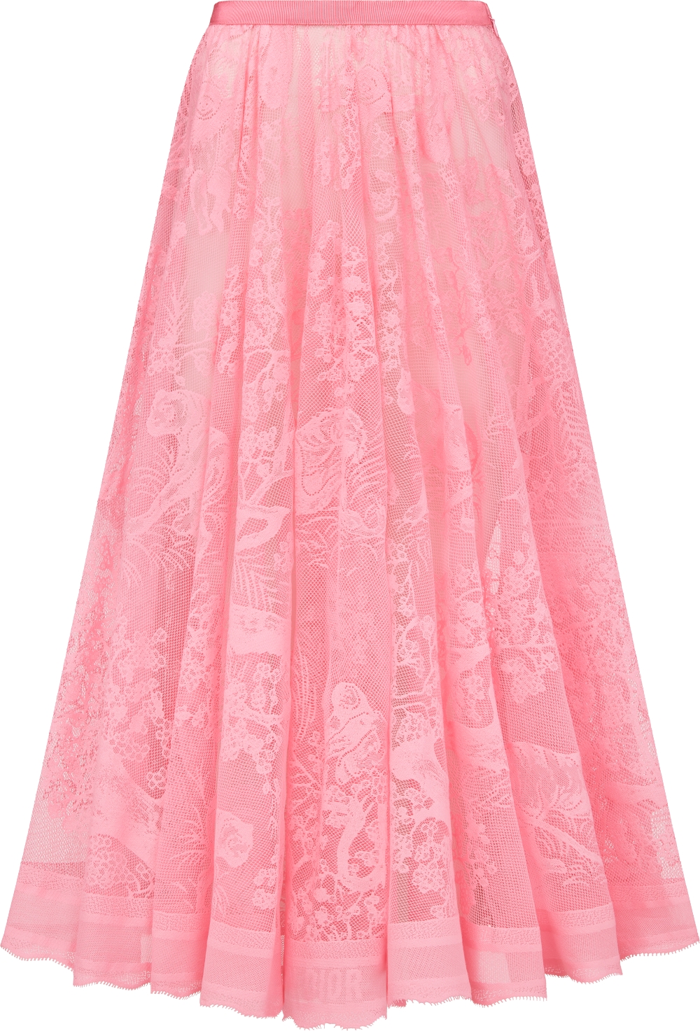 Dior white tulle skirt hotsell