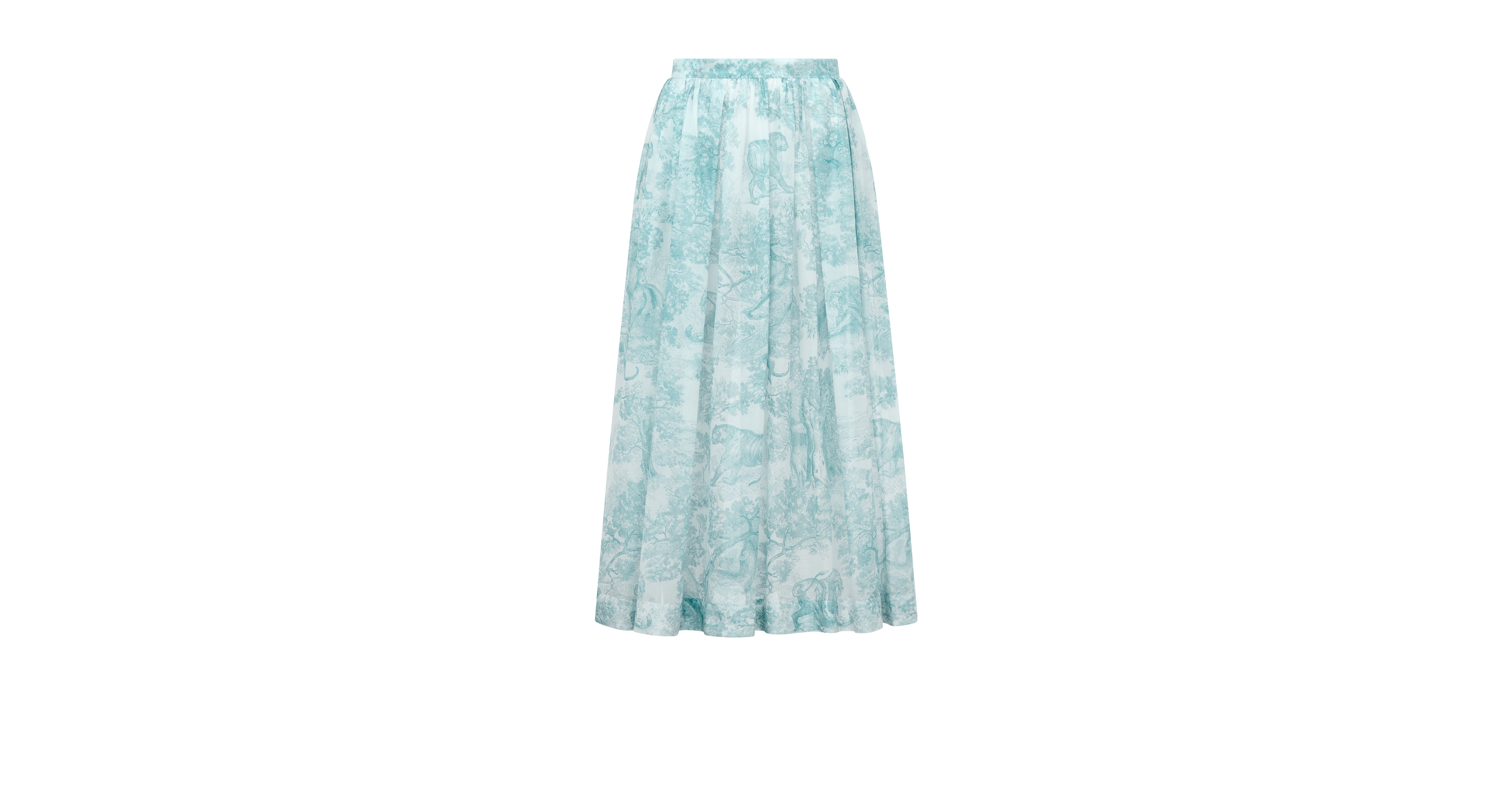 Dioriviera Mid-Length Flared Skirt