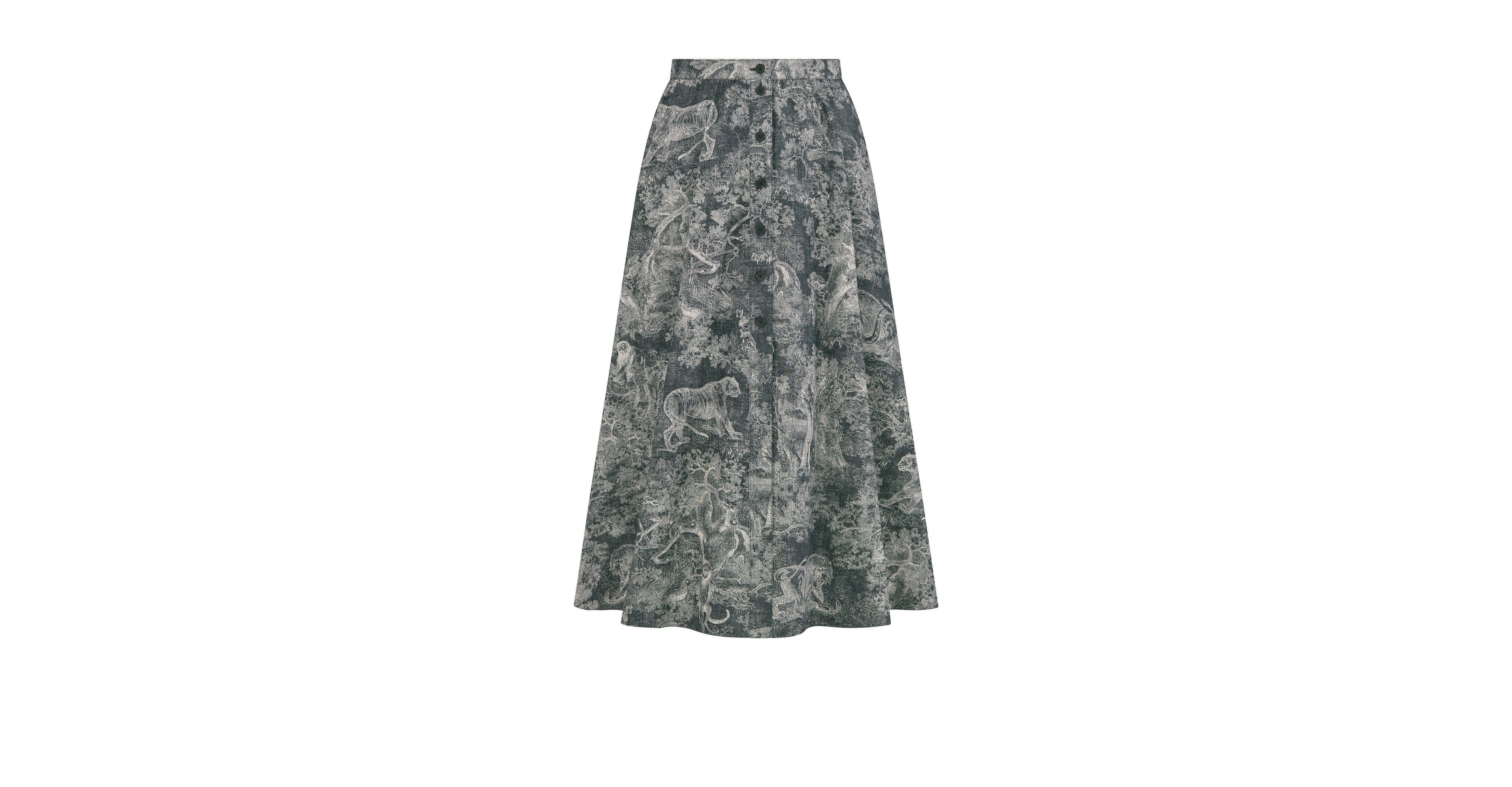 Dioriviera Mid-Length Flared Skirt