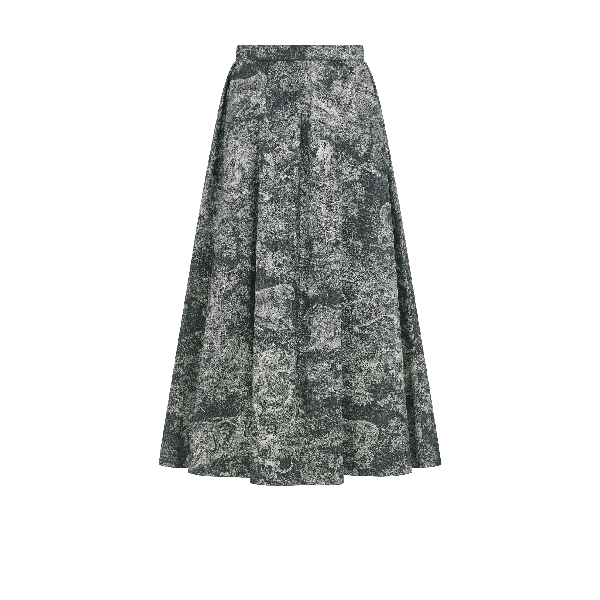 Dioriviera Mid-Length Flared Skirt