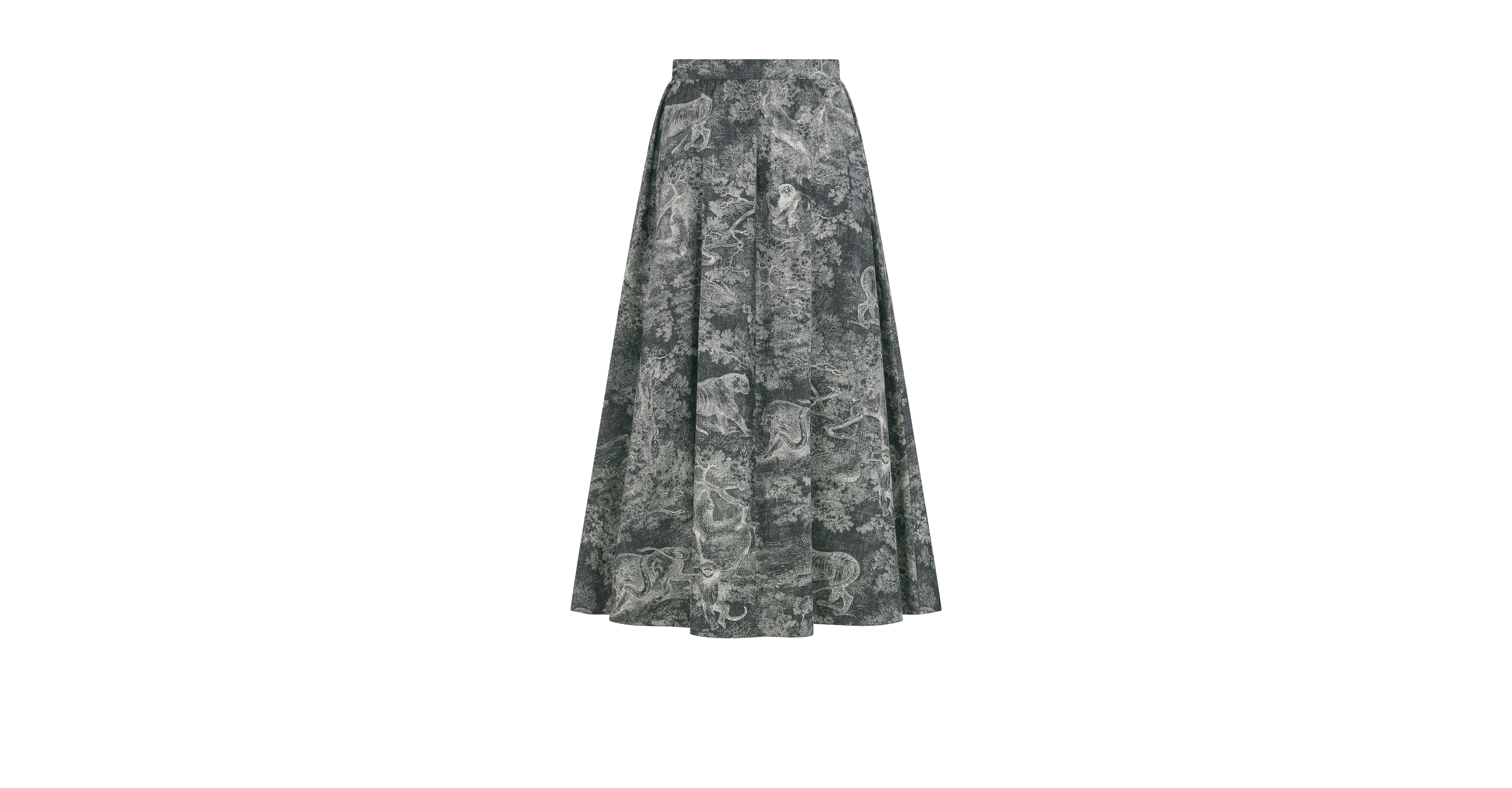 Dioriviera Mid-Length Flared Skirt