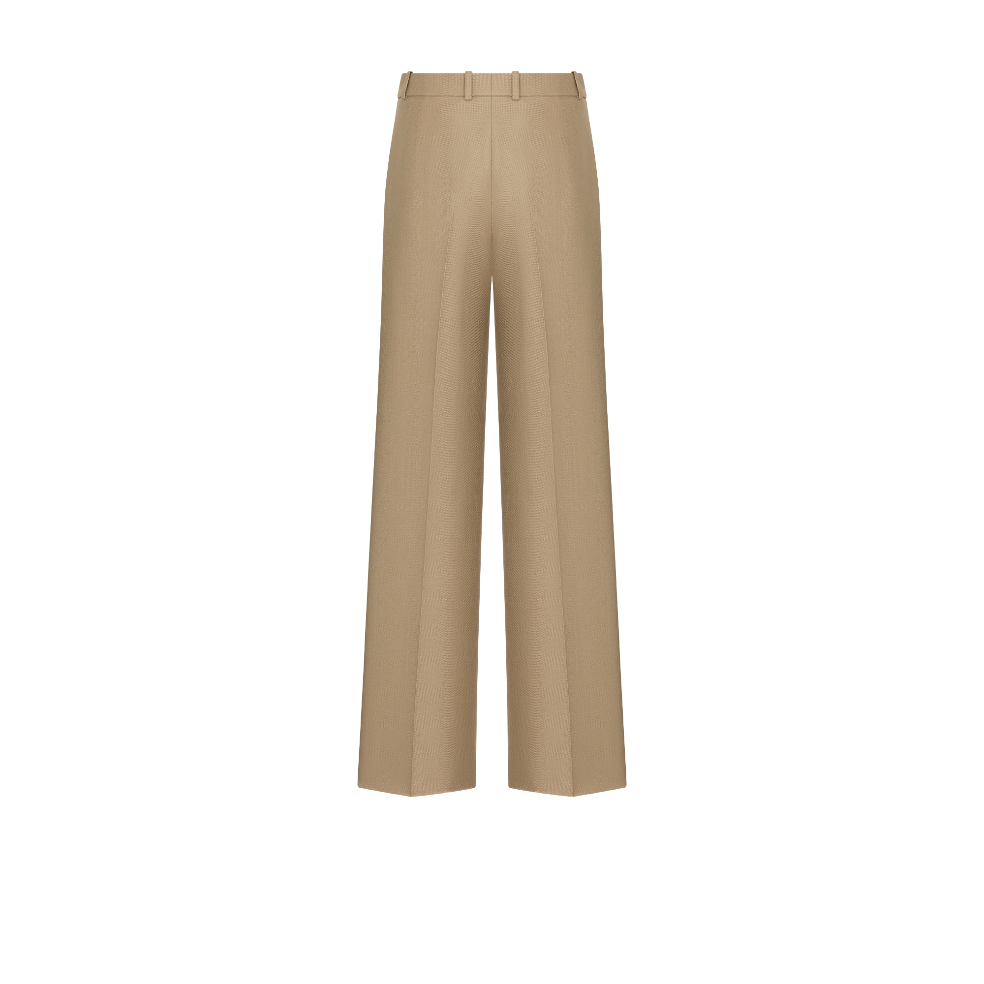 Oriel Silk Flare Pants In White