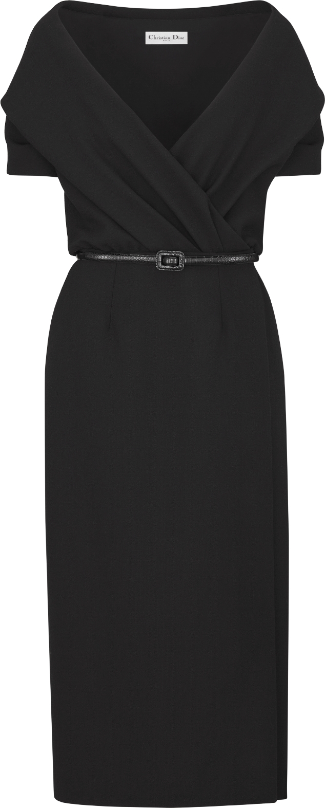 Black dior dress hotsell