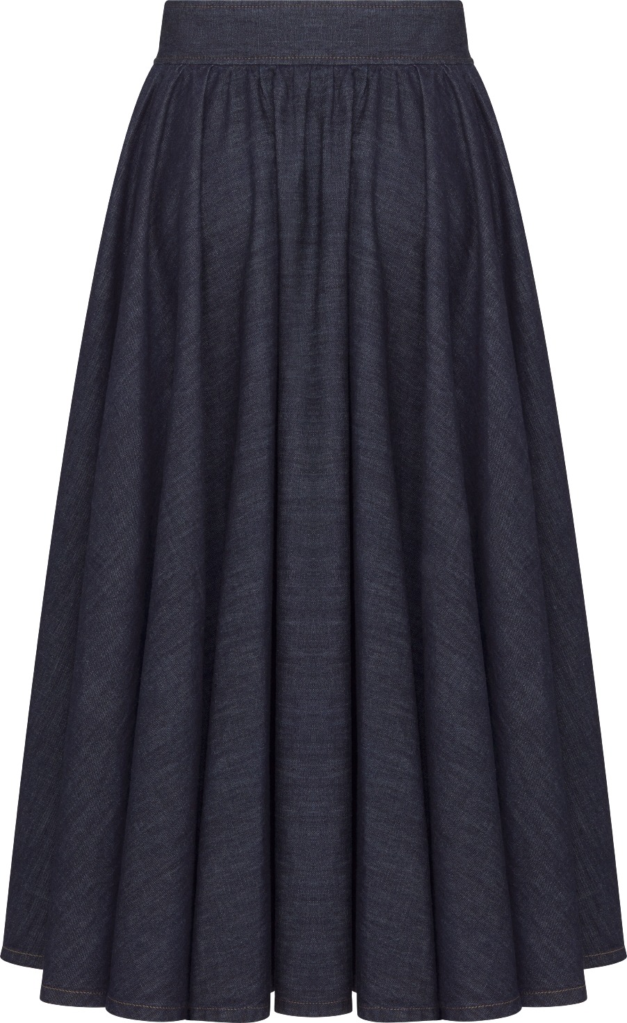 Christian dior pleated denim skirt sale