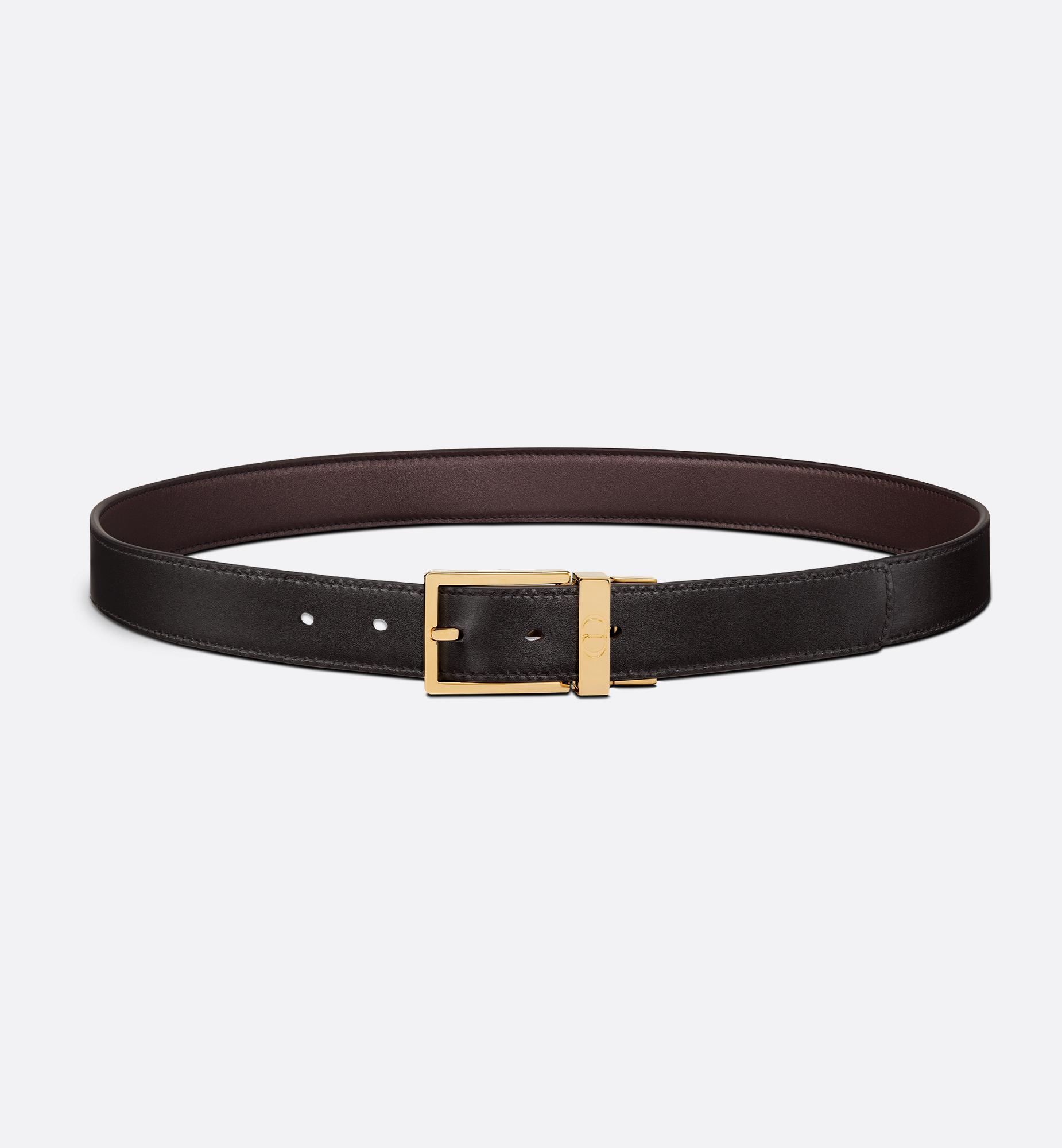 Reversible Belt Black and Brown Smooth Calfskin, 30 MM | DIOR Reversible Belt Black and Brown Smooth Calfskin, 30 MM | DIOR