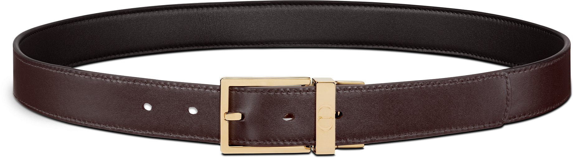 Reversible Belt Black and Brown Smooth Calfskin, 30 MM | DIOR