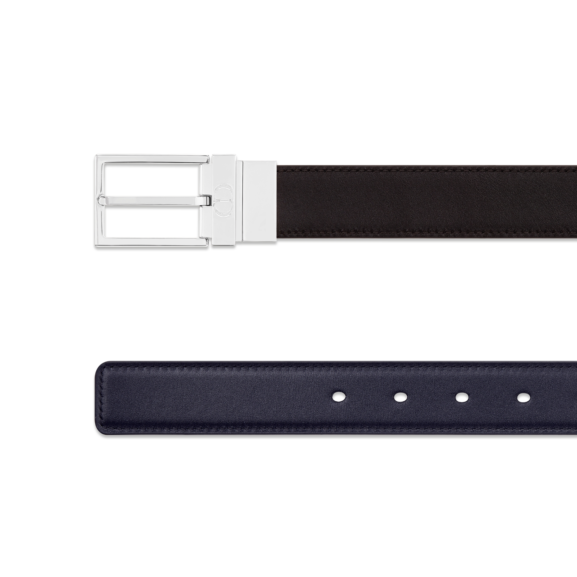 DIOR | リバーシブル ベルト 30mm スムースカーフスキン