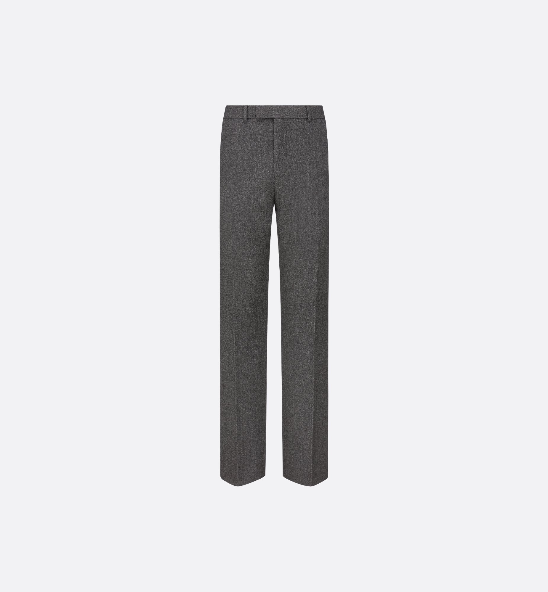 Flared Pants Gray Virgin Wool and Silk | DIOR Flared Pants Gray Virgin Wool and Silk | DIOR
